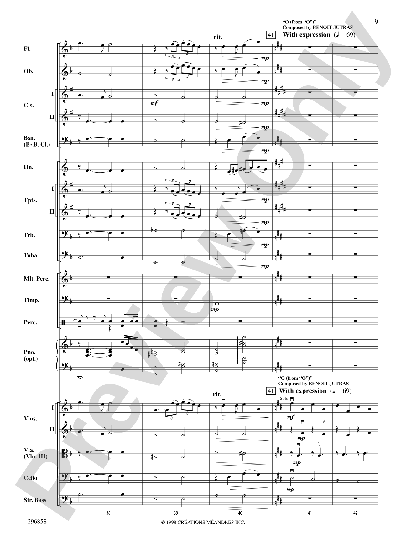 Cirque du Soleil Celebration: Full Orchestra Conductor Score & Parts