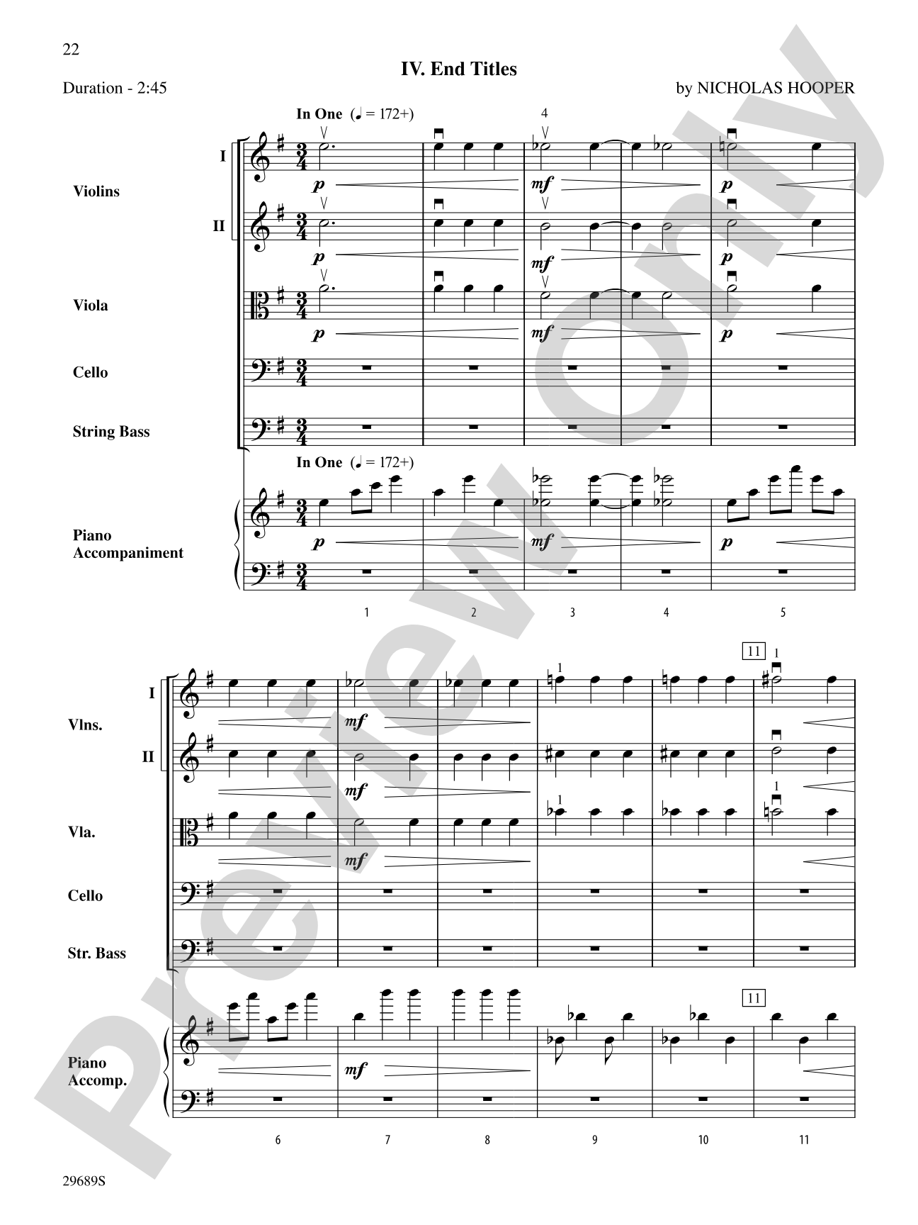 Harry Potter and the Order of the Phoenix, String Suite from: String Orchestra Conductor Score & Parts