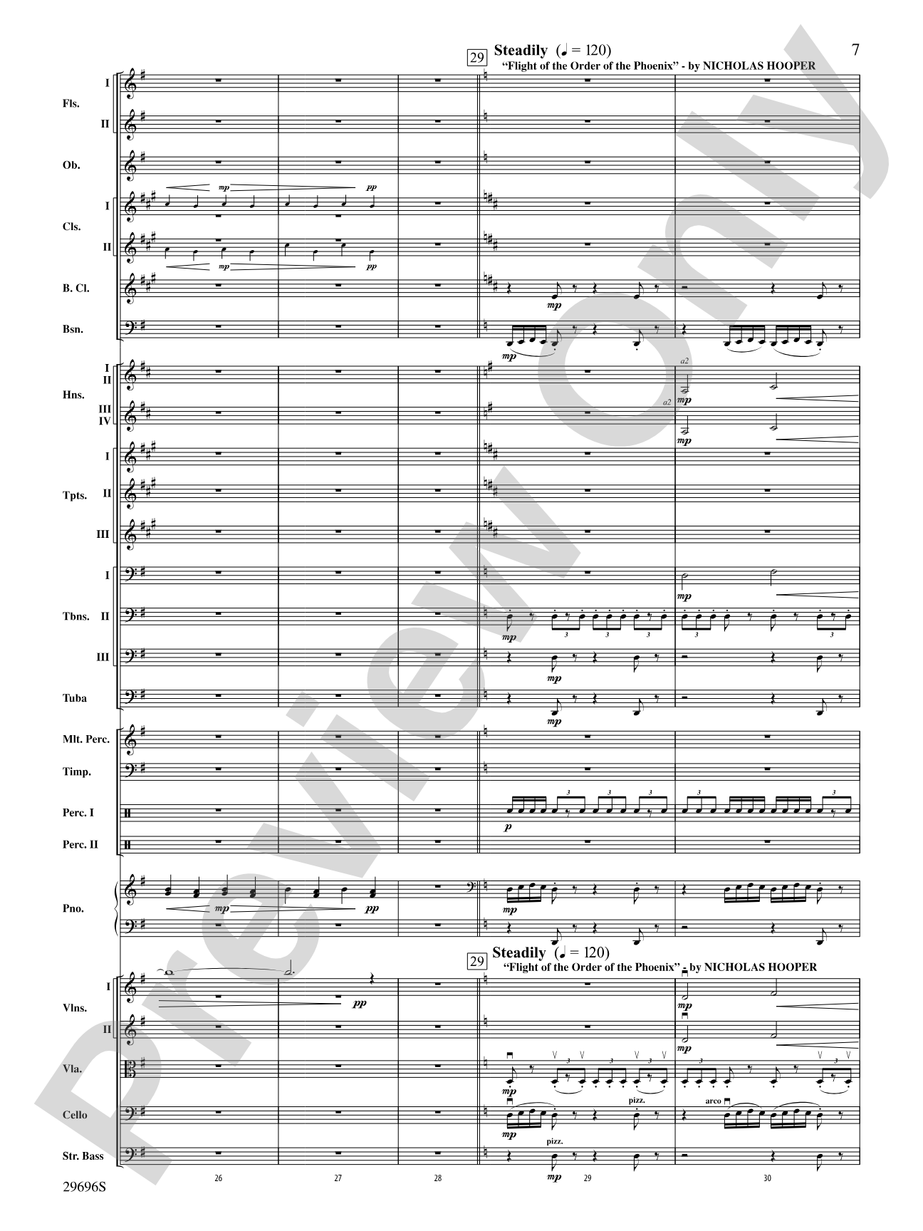 Harry Potter and the Order of the Phoenix, Concert Suite from: Full Orchestra Conductor Score & Parts