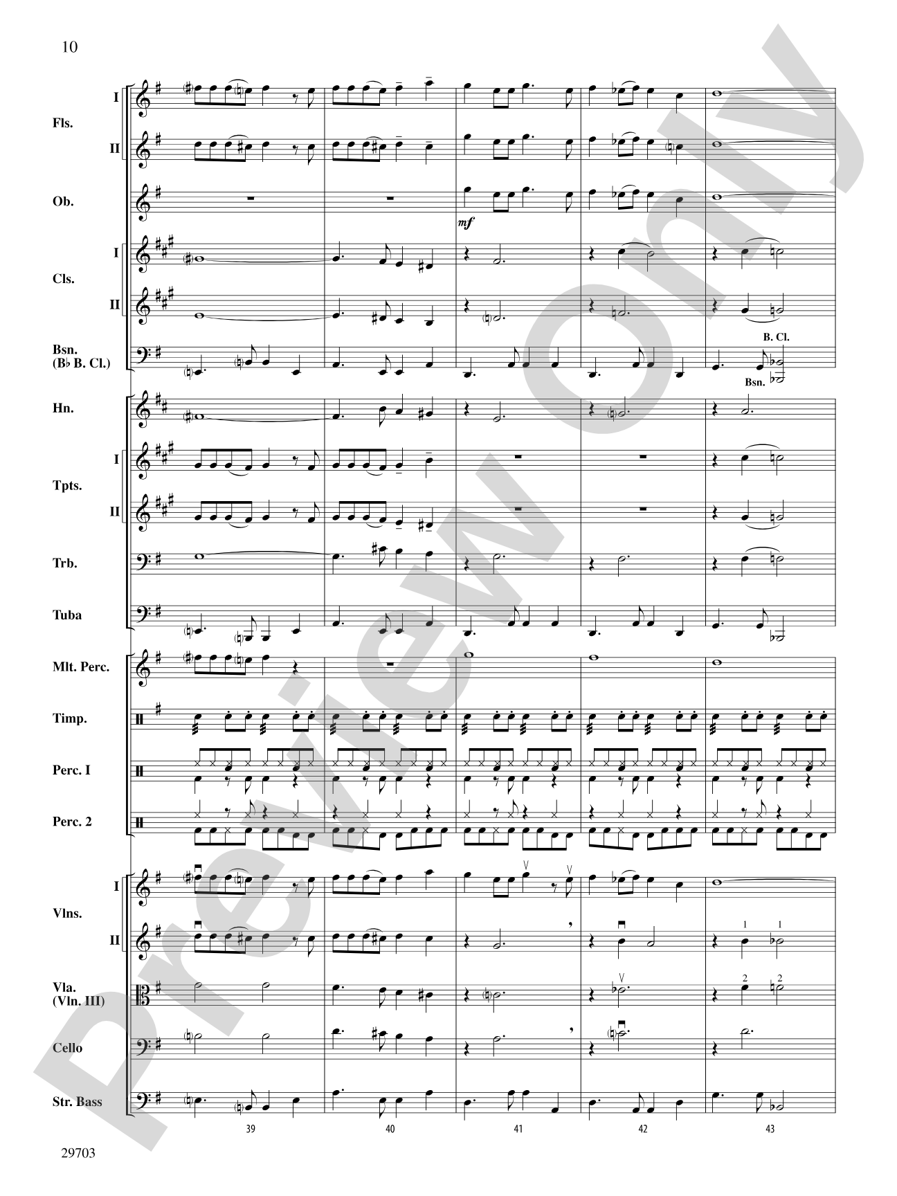 Fiesta Tropicale: Full Orchestra Conductor Score & Parts