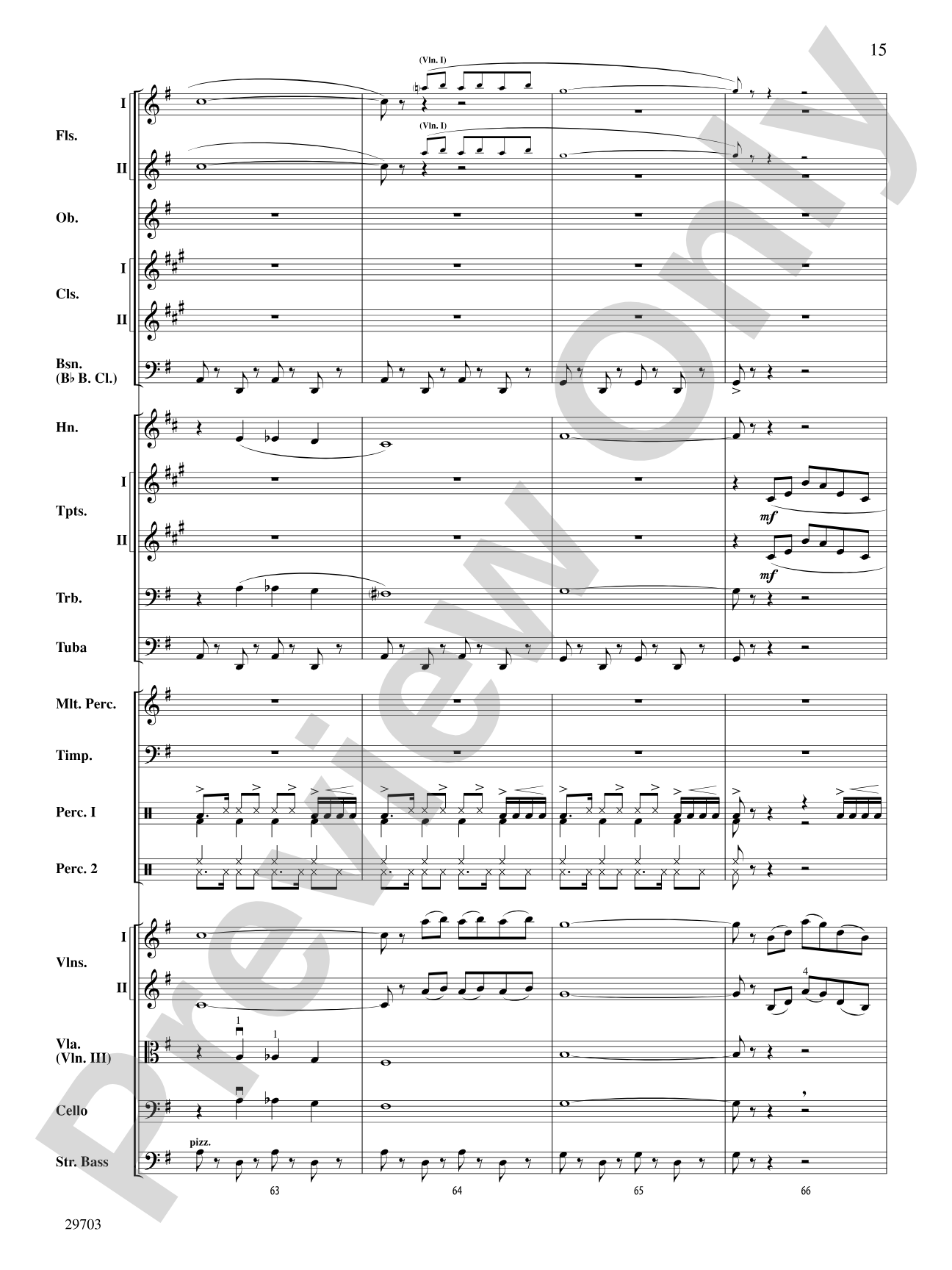 Fiesta Tropicale: Full Orchestra Conductor Score & Parts
