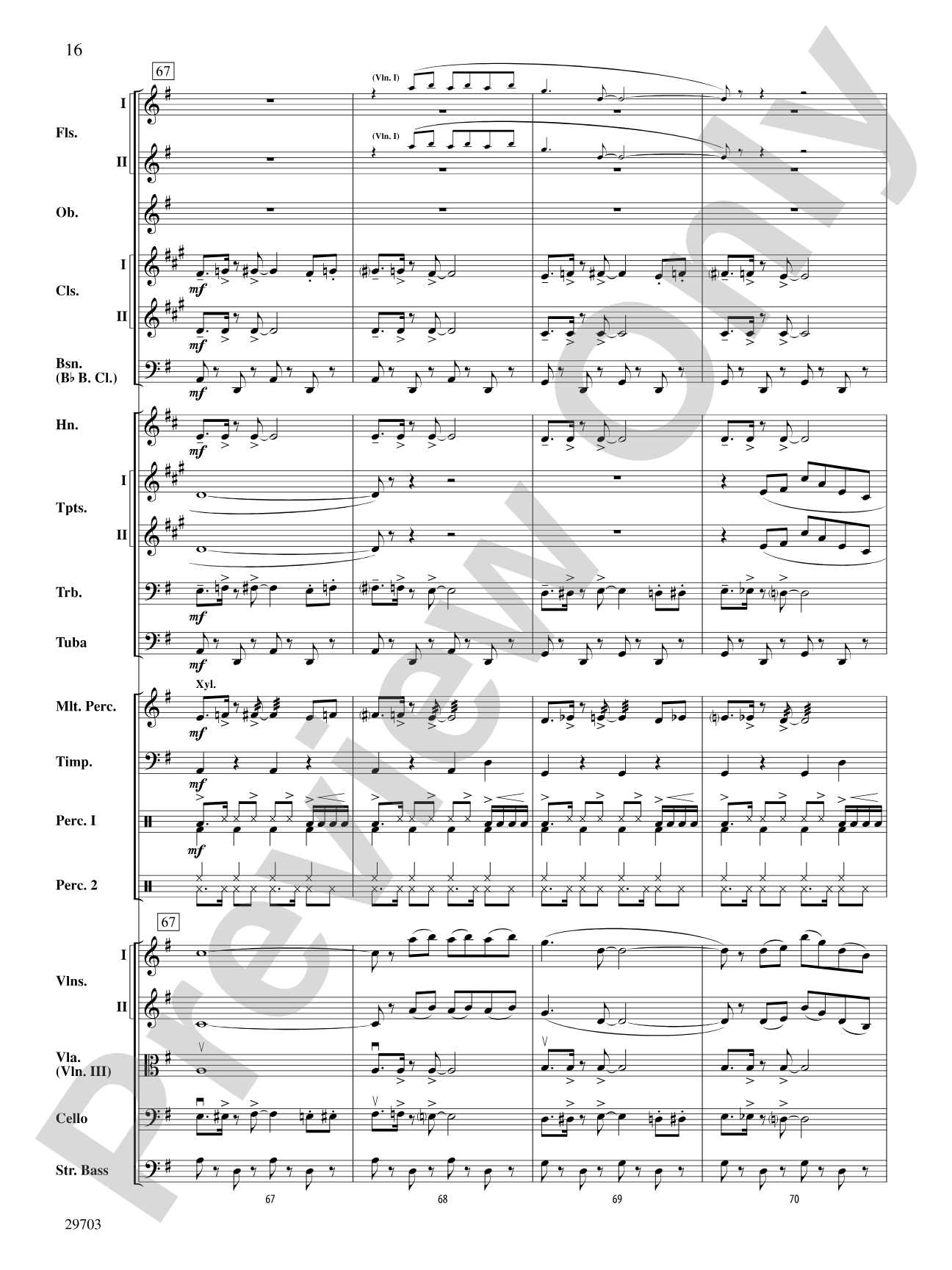 Fiesta Tropicale: Full Orchestra Conductor Score & Parts
