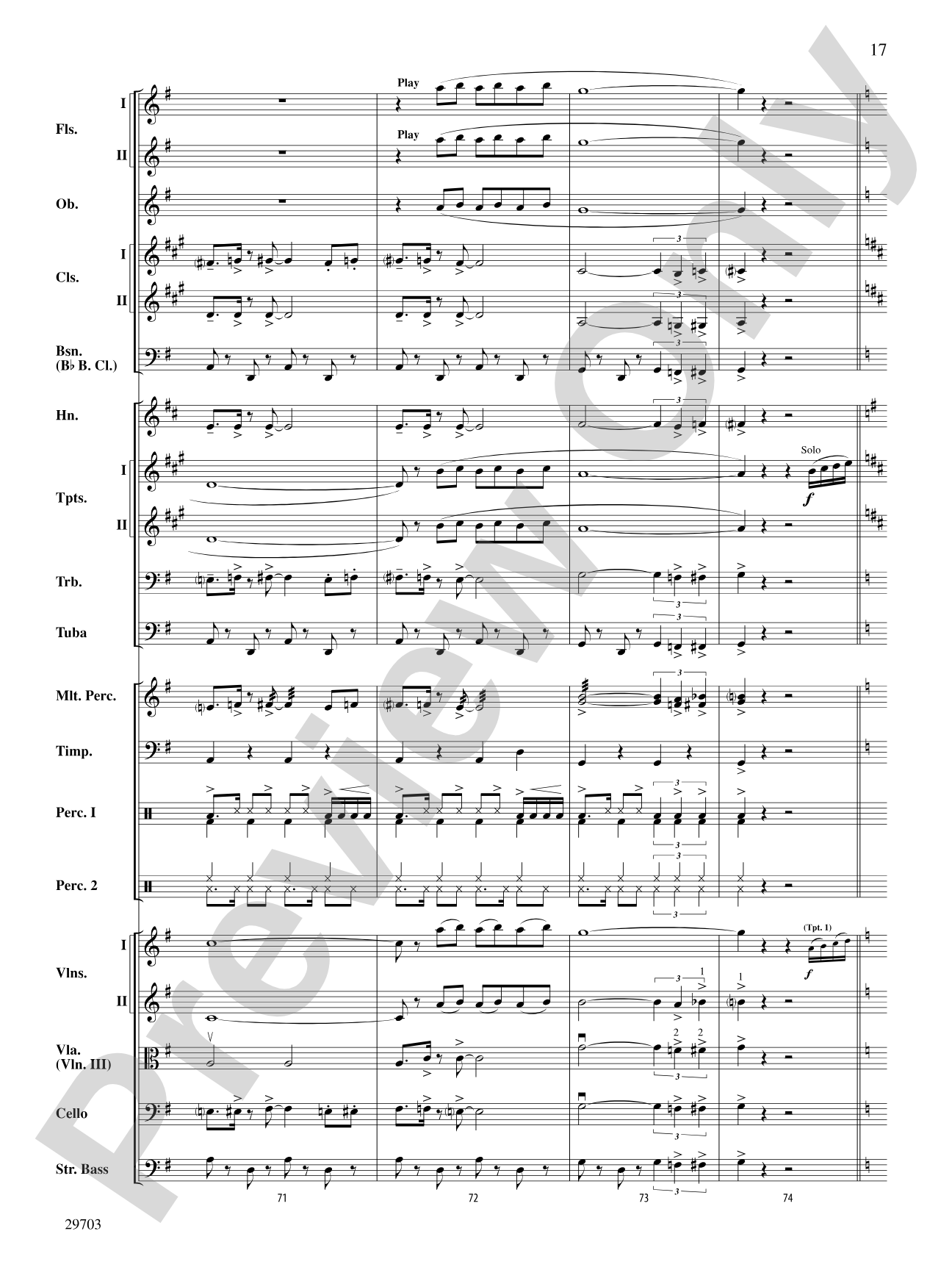 Fiesta Tropicale: Full Orchestra Conductor Score & Parts