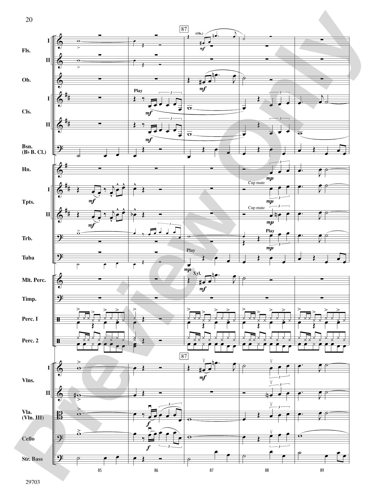 Fiesta Tropicale: Full Orchestra Conductor Score & Parts