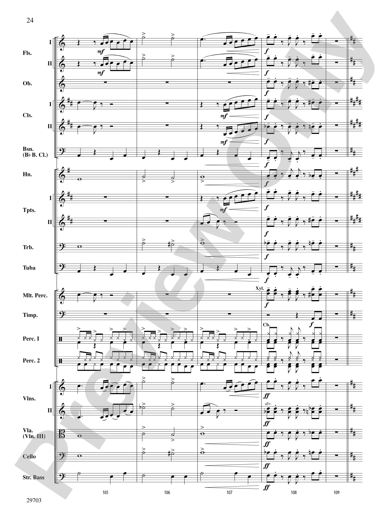 Fiesta Tropicale: Full Orchestra Conductor Score & Parts