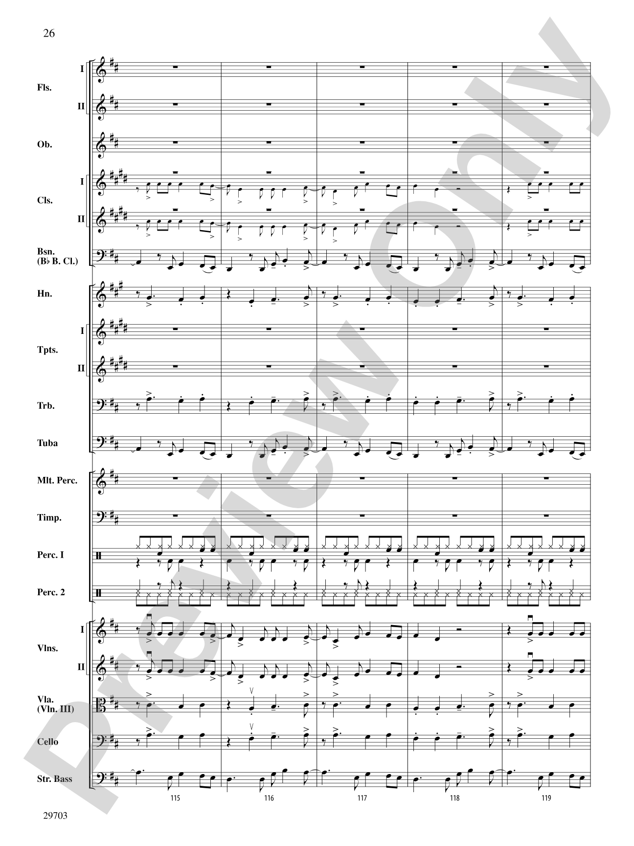 Fiesta Tropicale: Full Orchestra Conductor Score & Parts