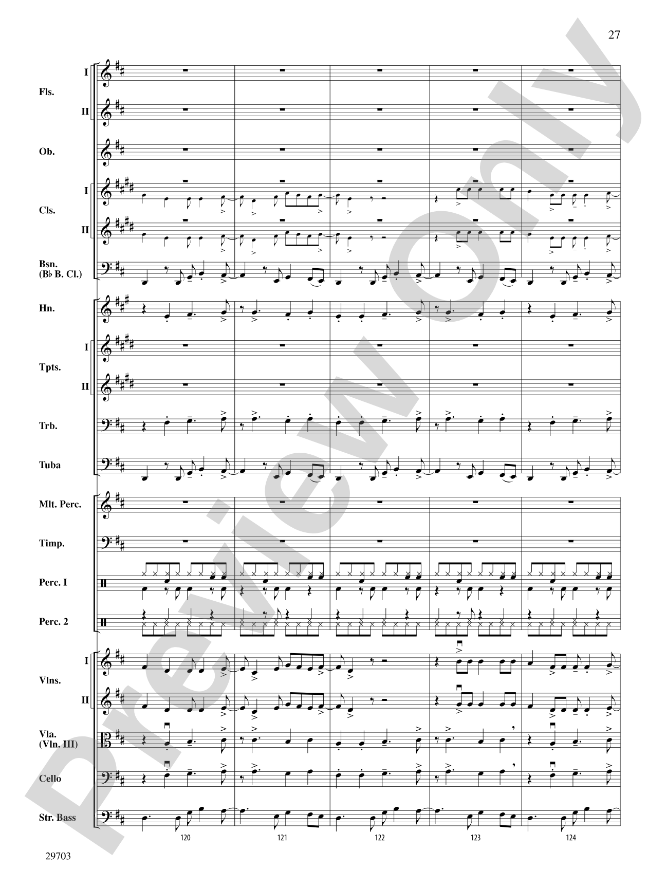 Fiesta Tropicale: Full Orchestra Conductor Score & Parts