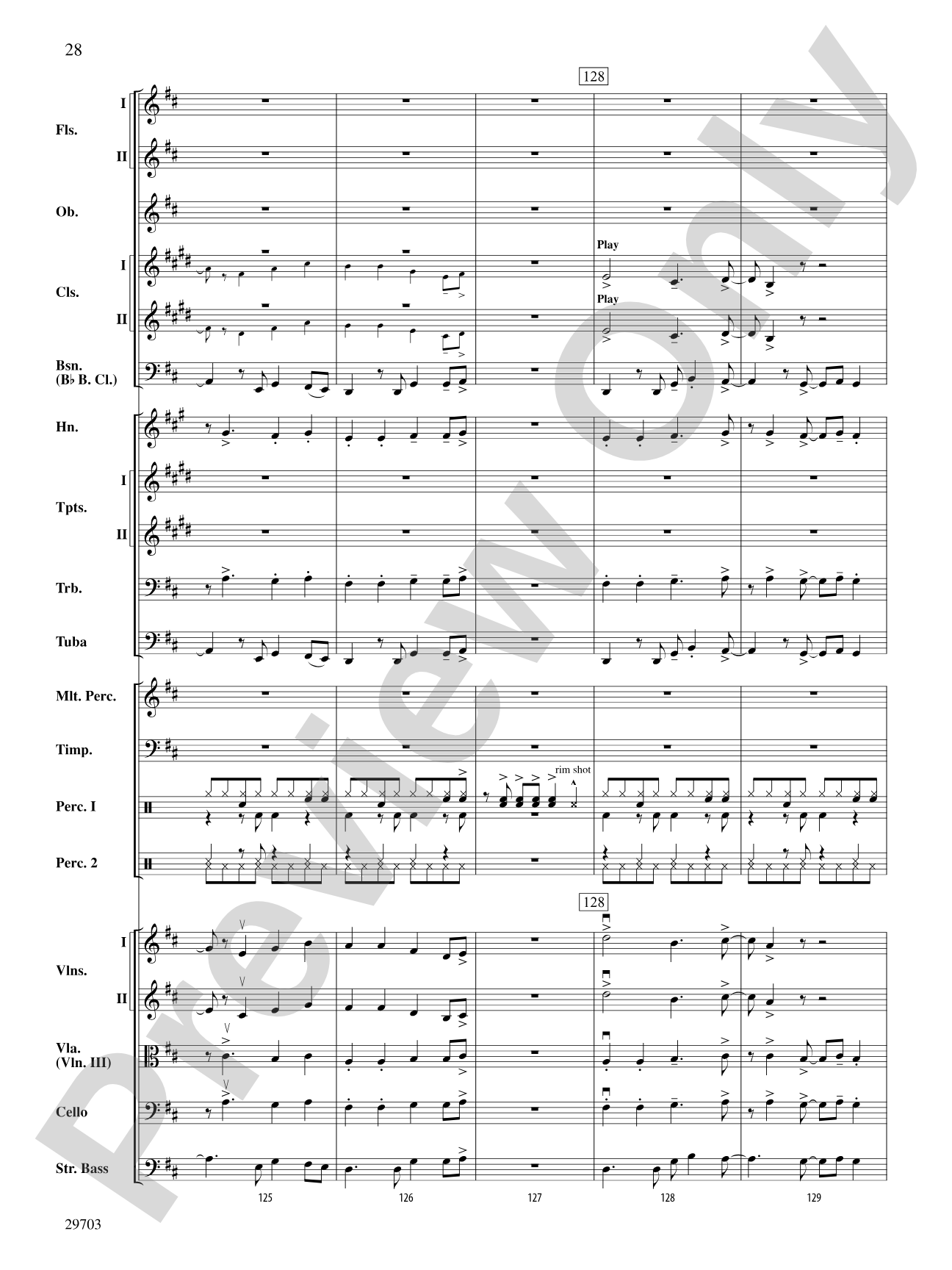 Fiesta Tropicale: Full Orchestra Conductor Score & Parts