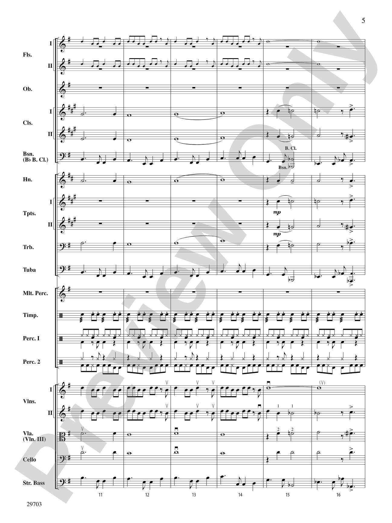 Fiesta Tropicale: Full Orchestra Conductor Score & Parts