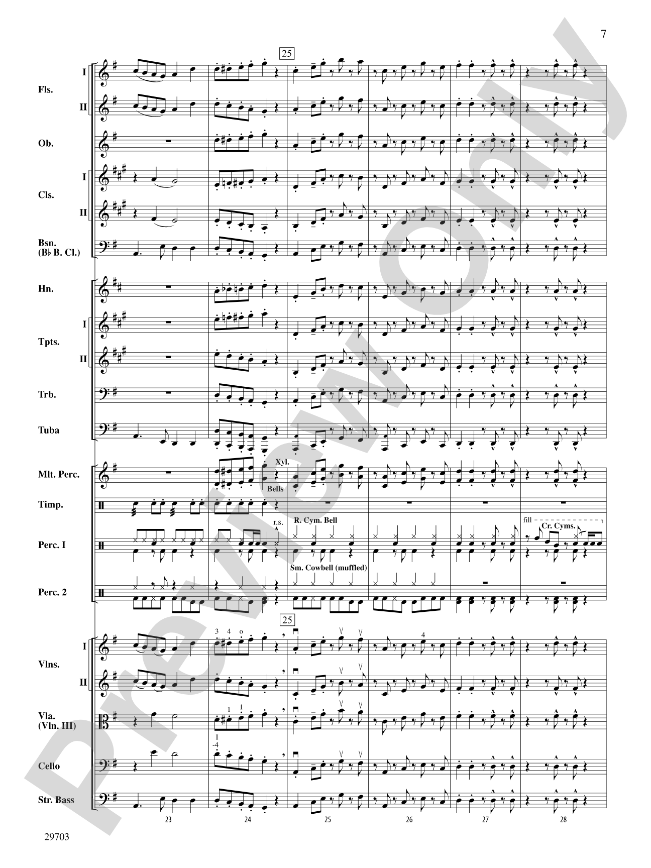 Fiesta Tropicale: Full Orchestra Conductor Score & Parts