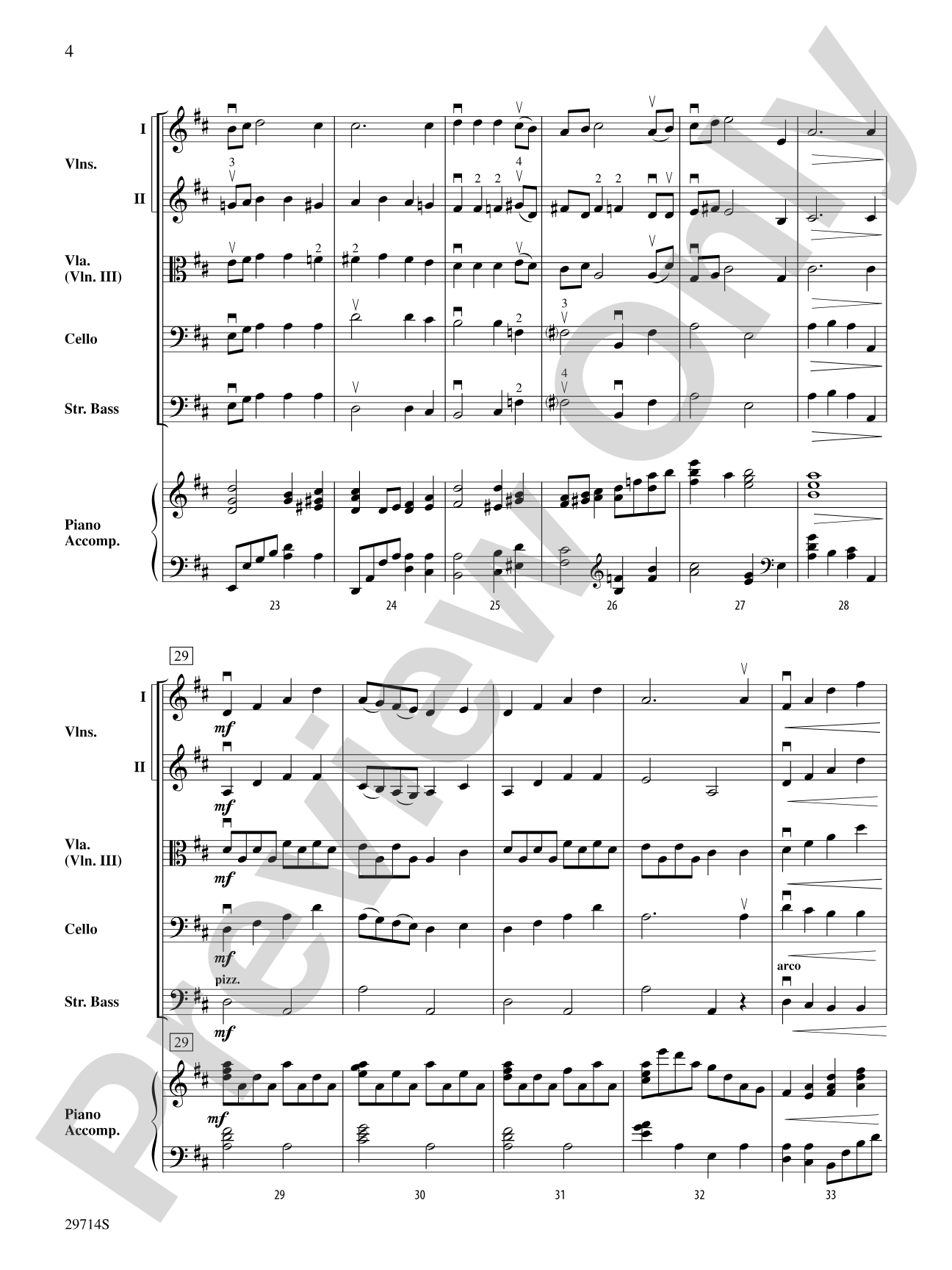 Jingle Rock: String Orchestra Conductor Score & Parts