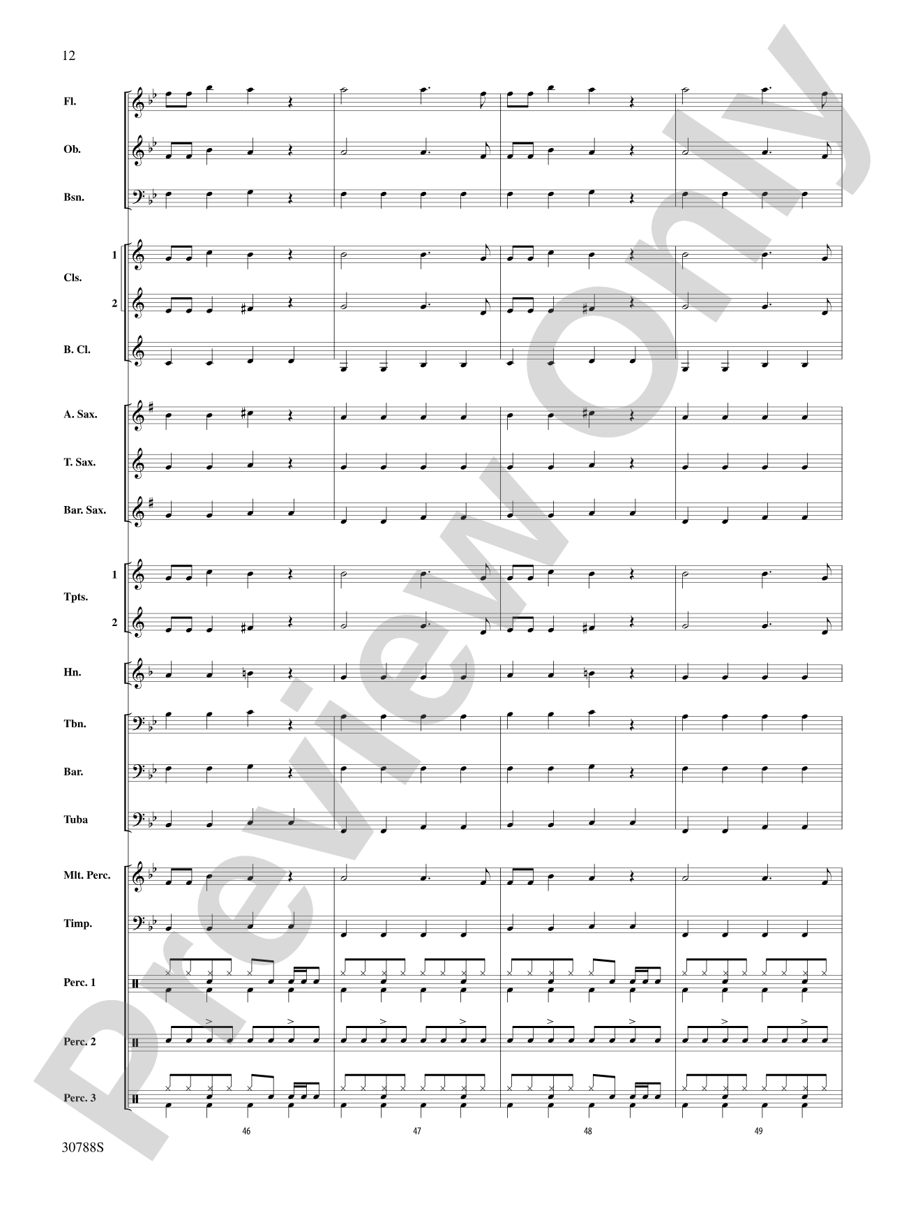 Selections from The Rolling Stones: Concert Band Conductor Score & Parts