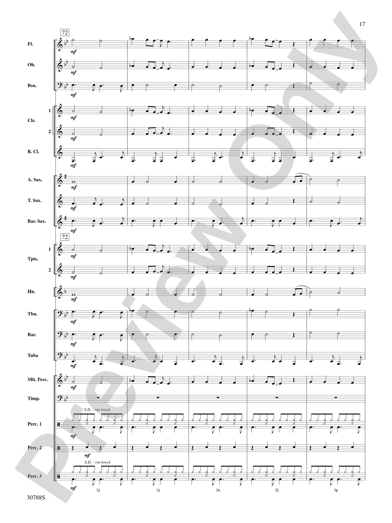 Selections from The Rolling Stones: Concert Band Conductor Score & Parts