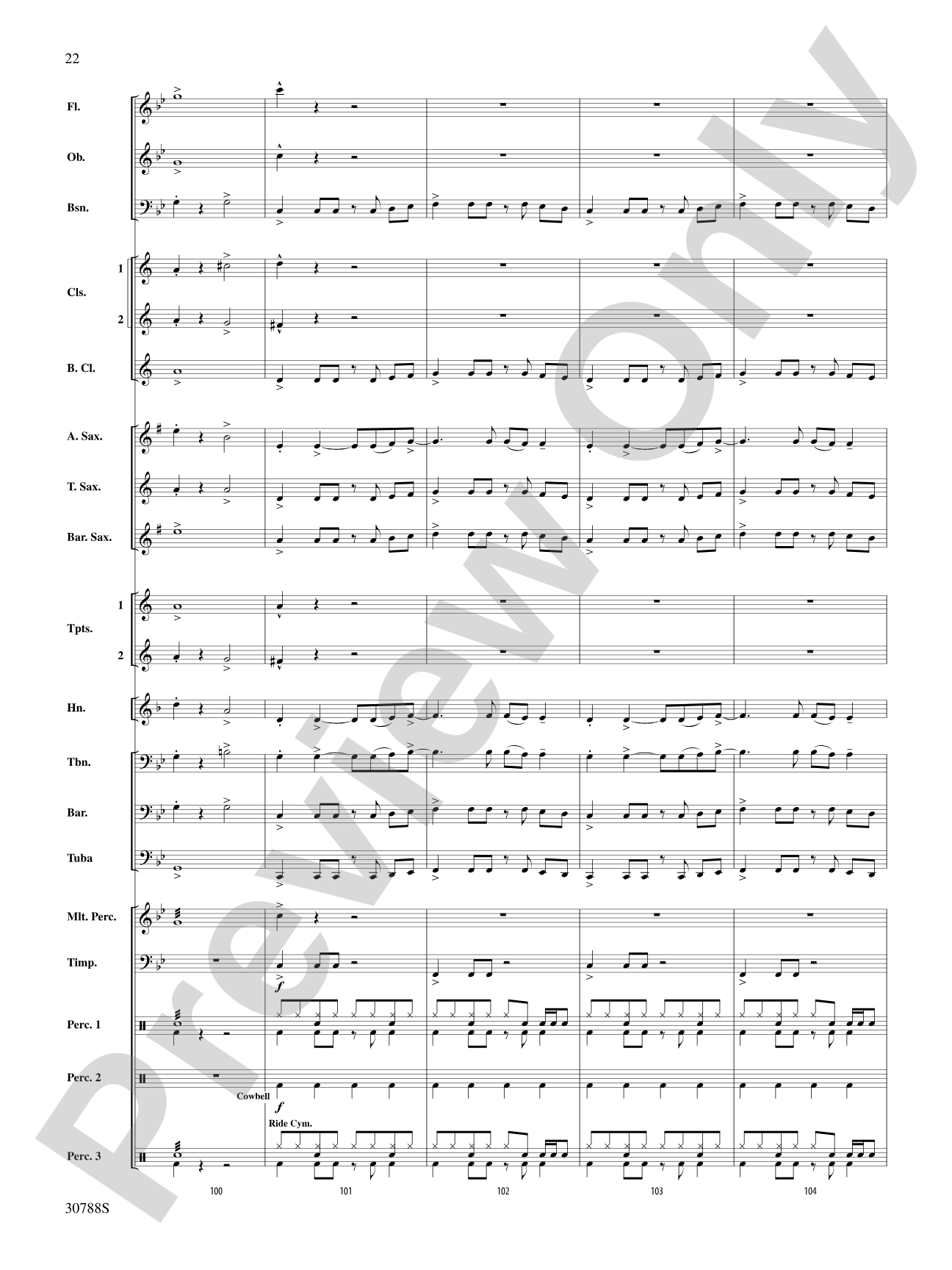 Selections from The Rolling Stones: Concert Band Conductor Score & Parts