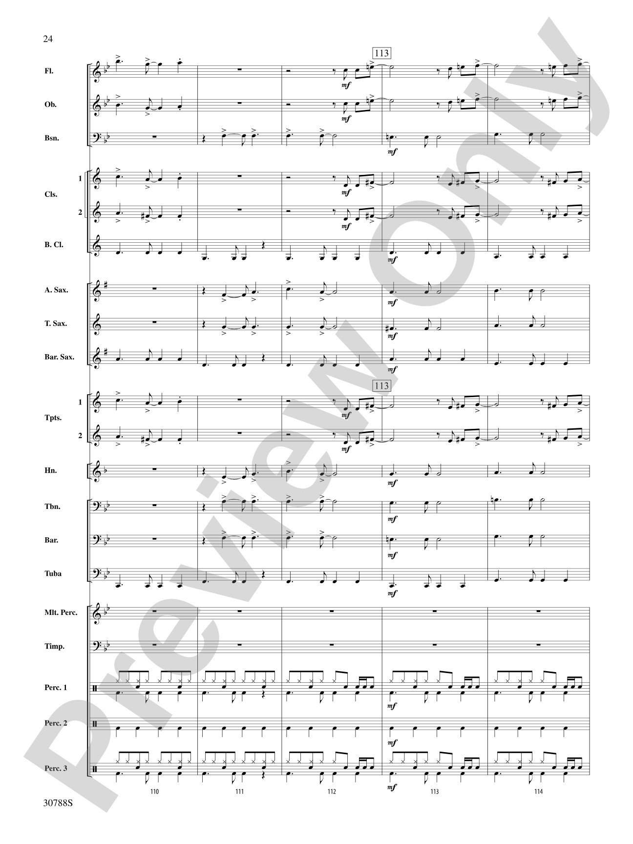Selections from The Rolling Stones: Concert Band Conductor Score & Parts