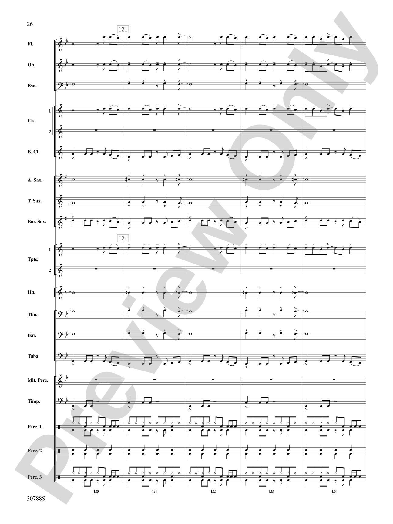 Selections from The Rolling Stones: Concert Band Conductor Score & Parts