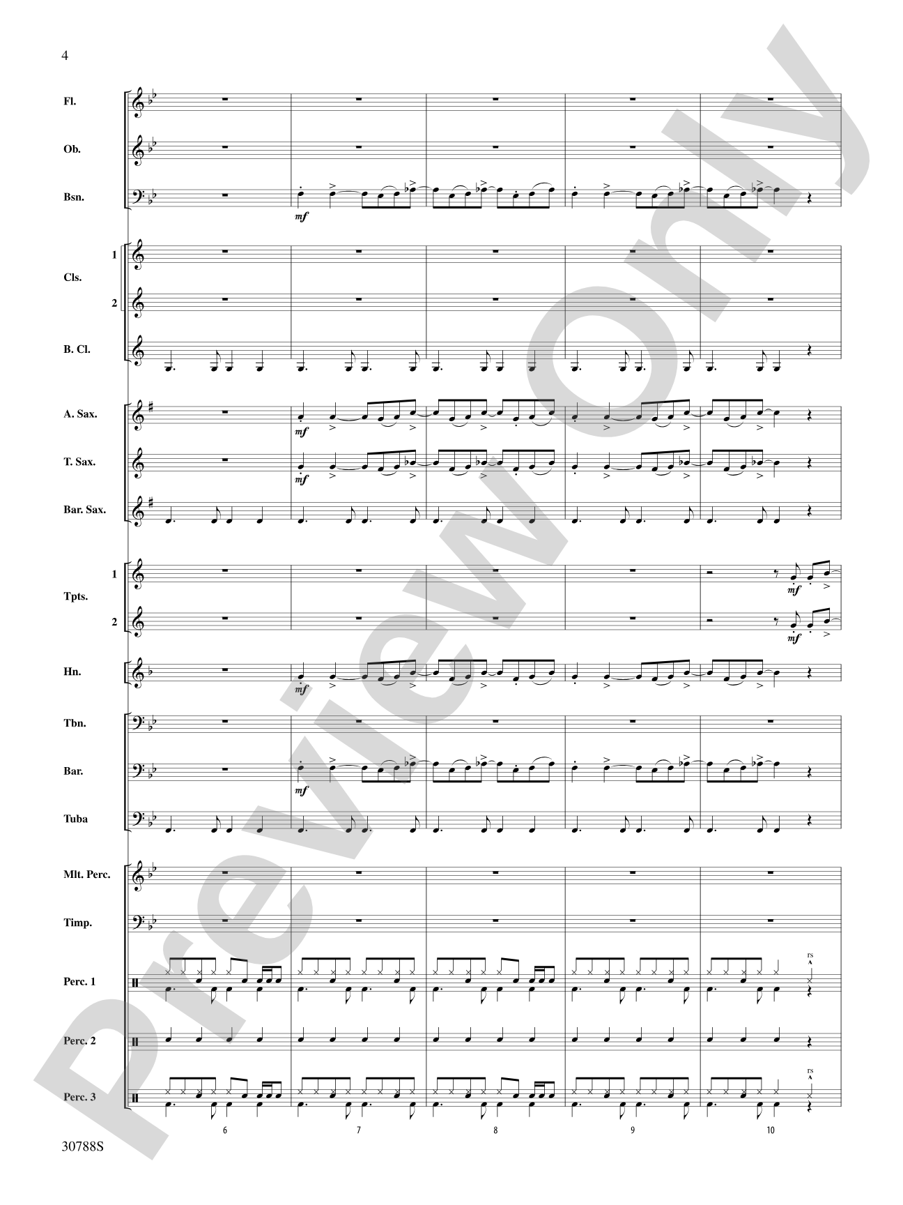 Selections from The Rolling Stones: Concert Band Conductor Score & Parts