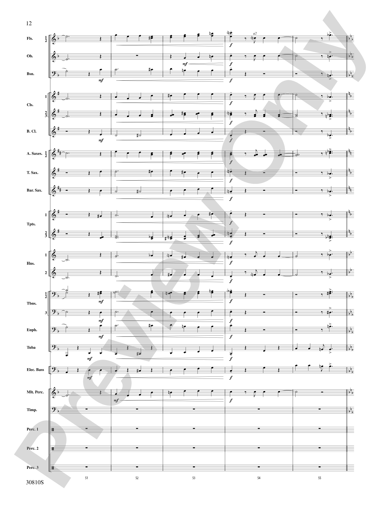 A Tribute to Gershwin: Concert Band Conductor Score & Parts