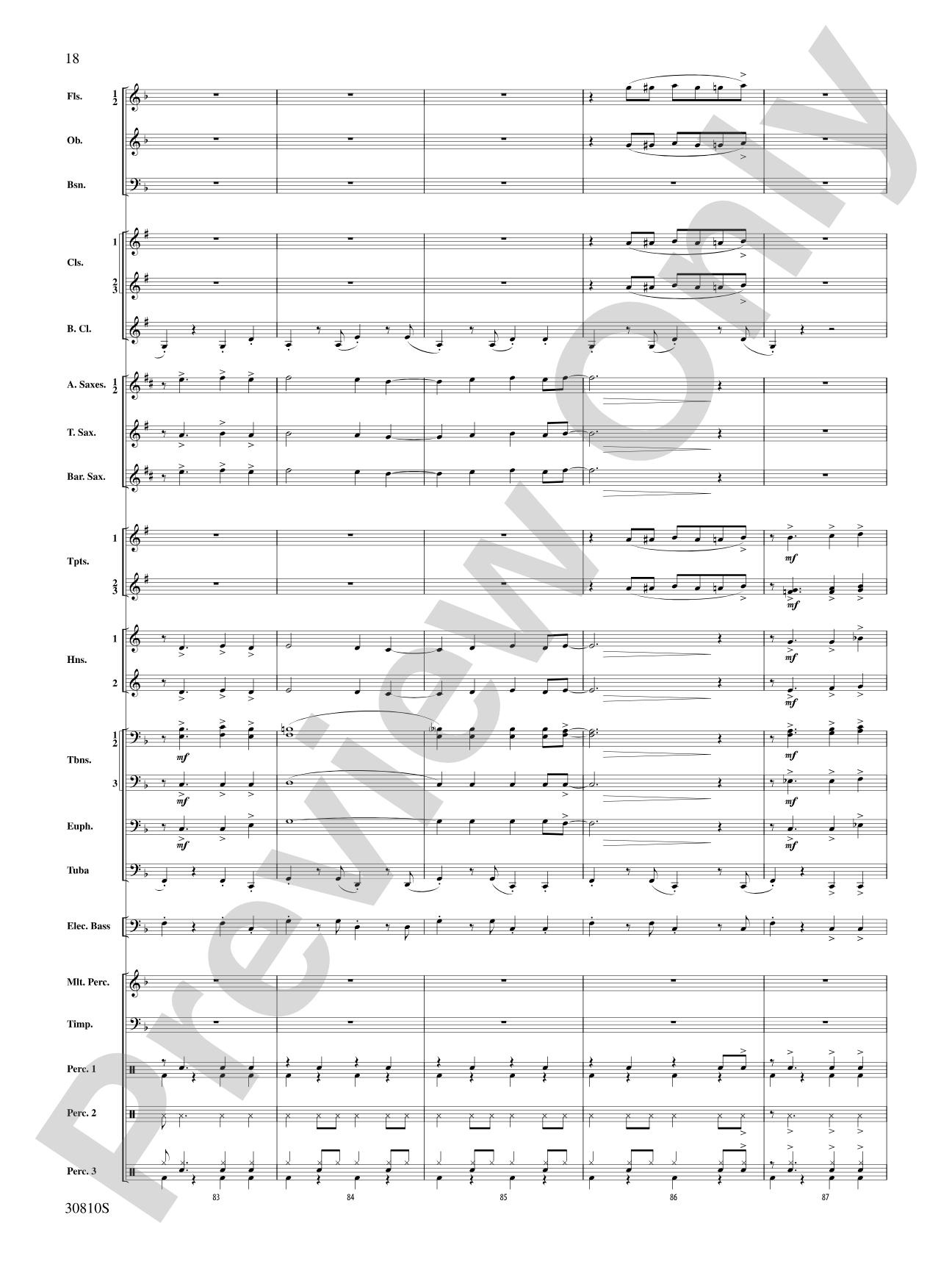 A Tribute to Gershwin: Concert Band Conductor Score & Parts