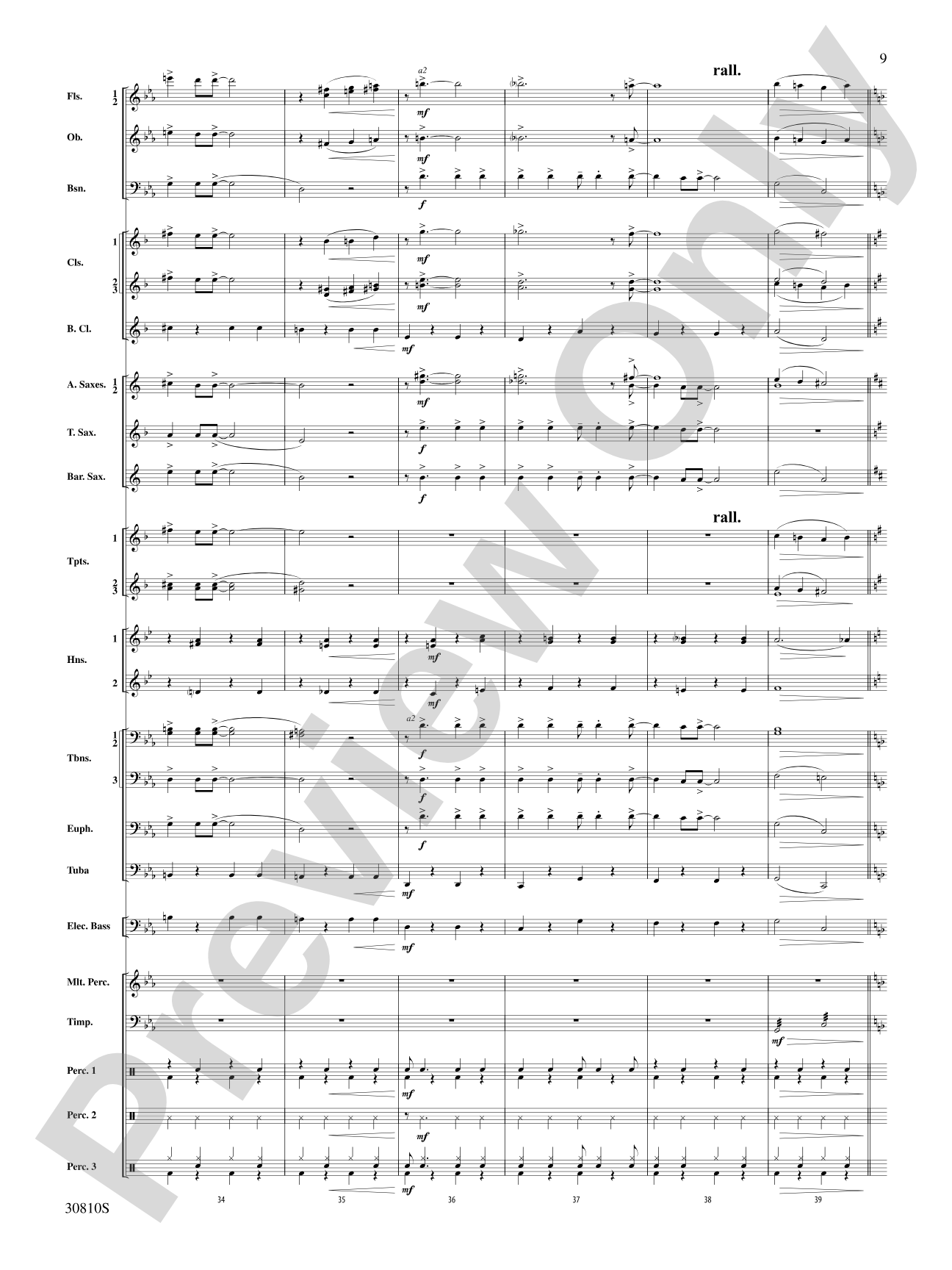A Tribute to Gershwin: Concert Band Conductor Score & Parts