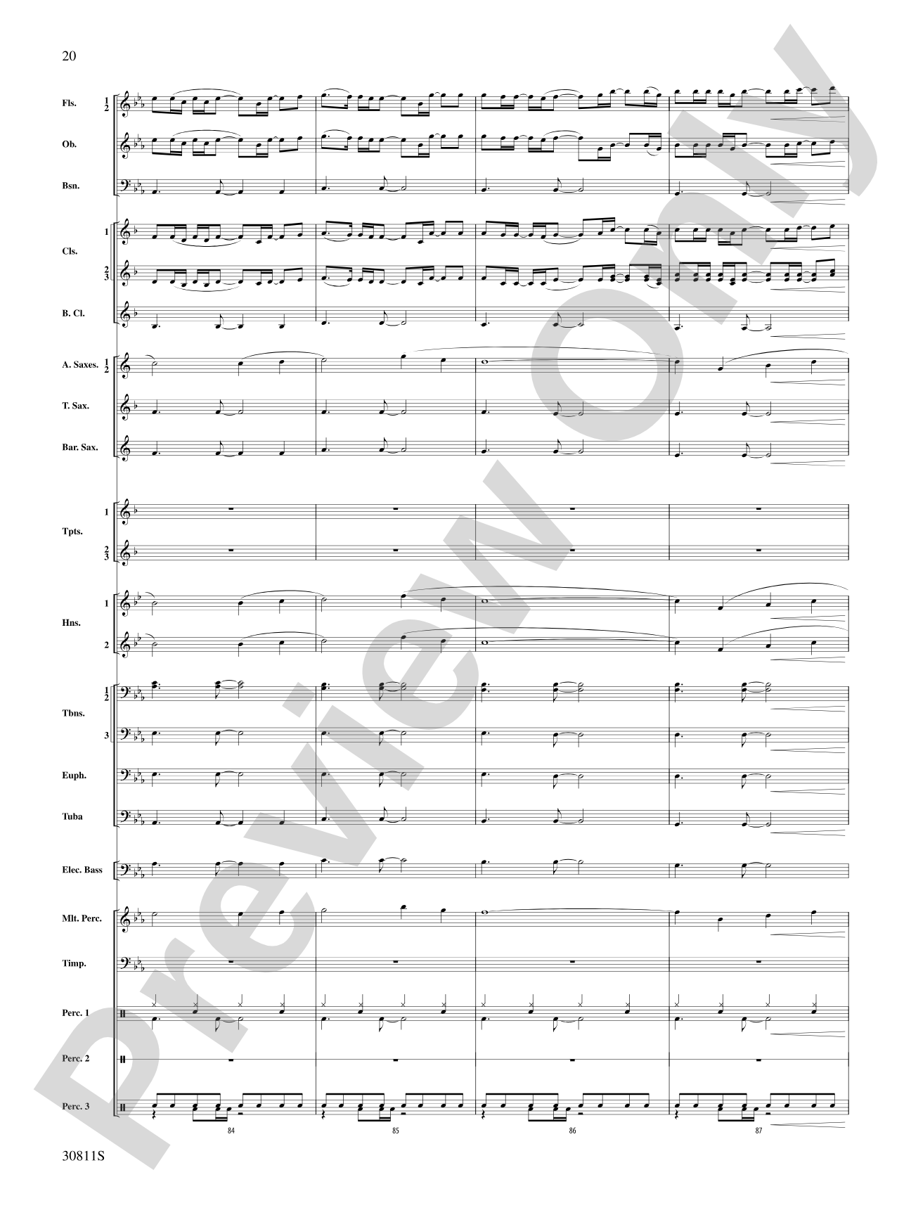 Academy Nights Remembered (The Music of Diane Warren): Concert Band Conductor Score & Parts