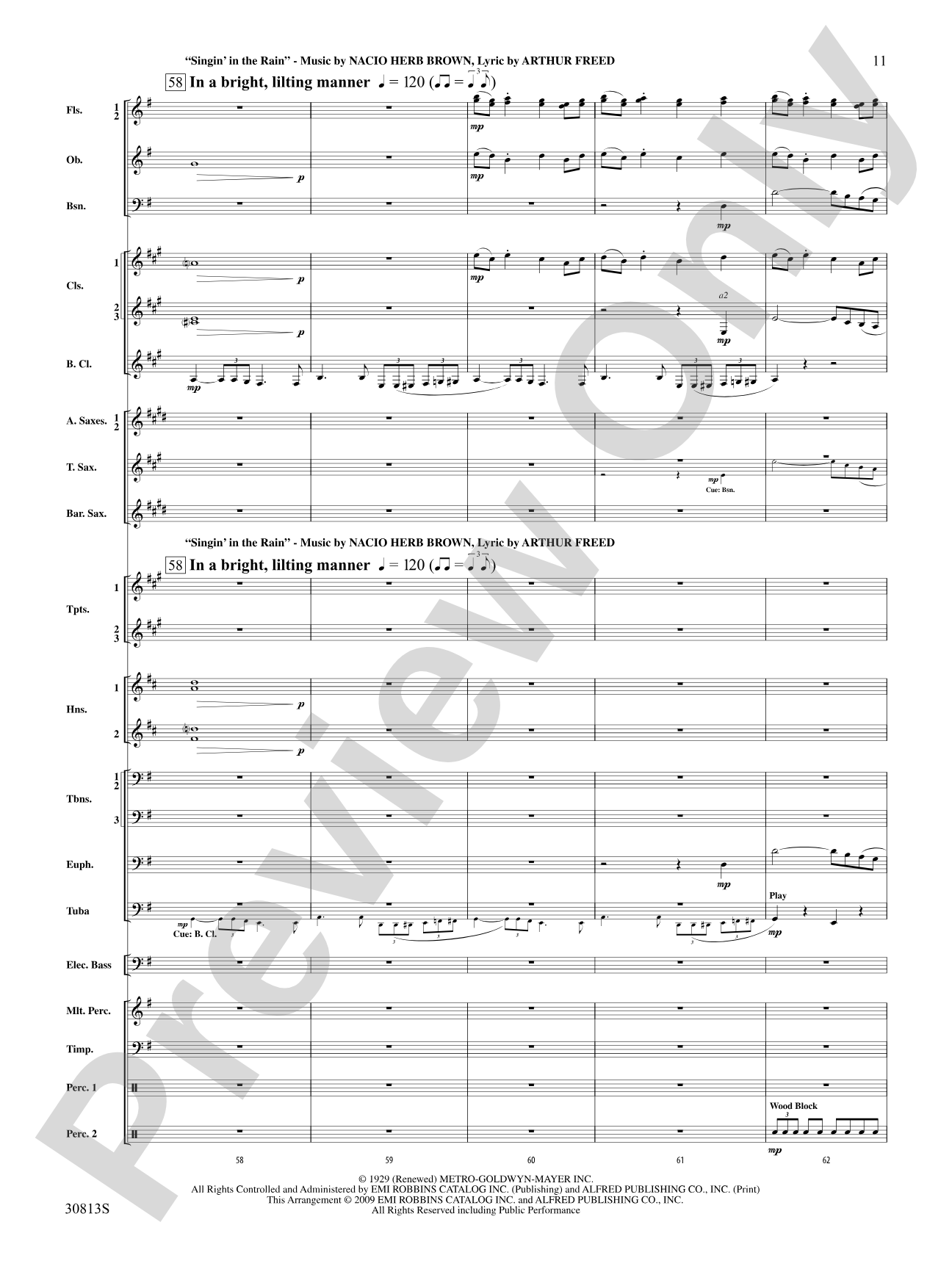 Salute to the Cinema: Concert Band Conductor Score & Parts