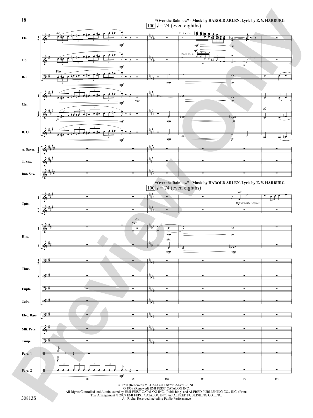 Salute to the Cinema: Concert Band Conductor Score & Parts