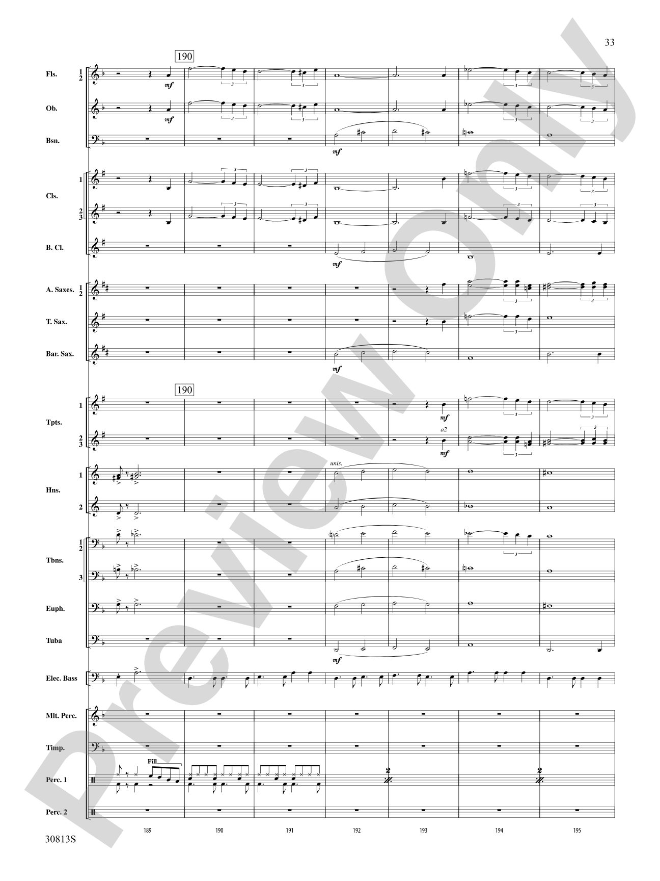 Salute to the Cinema: Concert Band Conductor Score & Parts