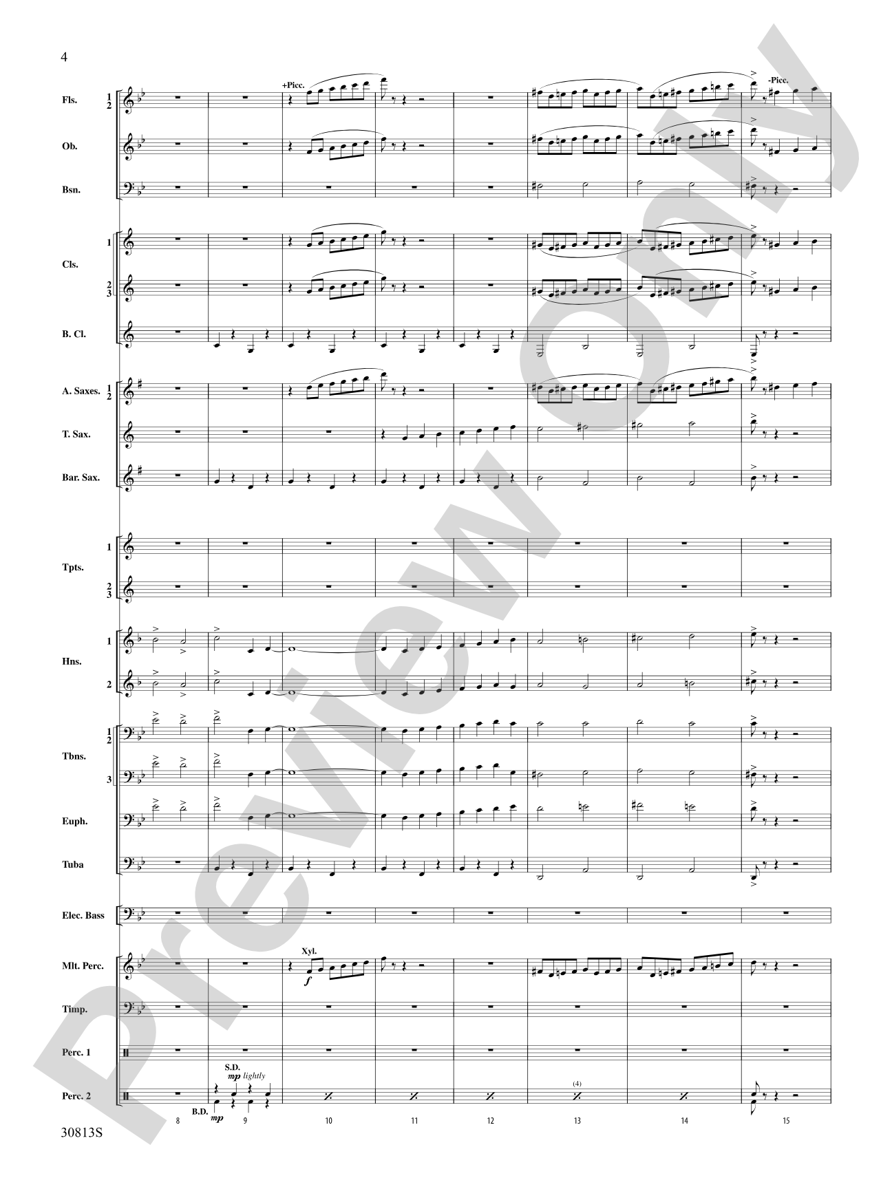 Salute to the Cinema: Concert Band Conductor Score & Parts
