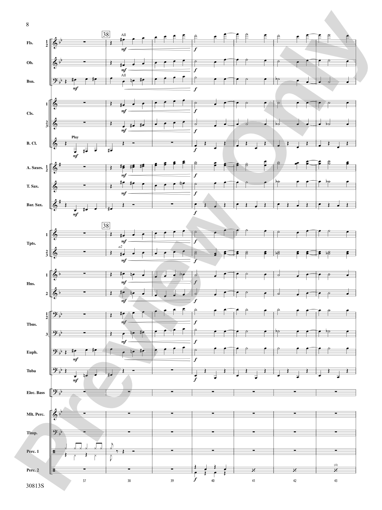 Salute to the Cinema: Concert Band Conductor Score & Parts