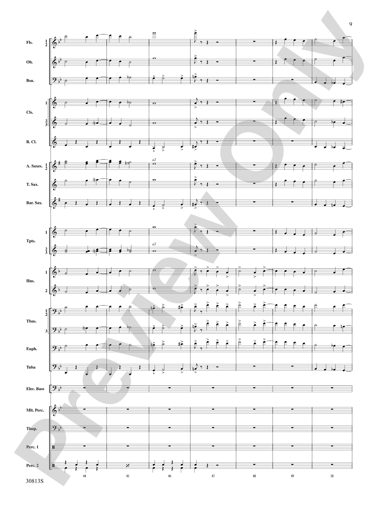 Salute to the Cinema: Concert Band Conductor Score & Parts
