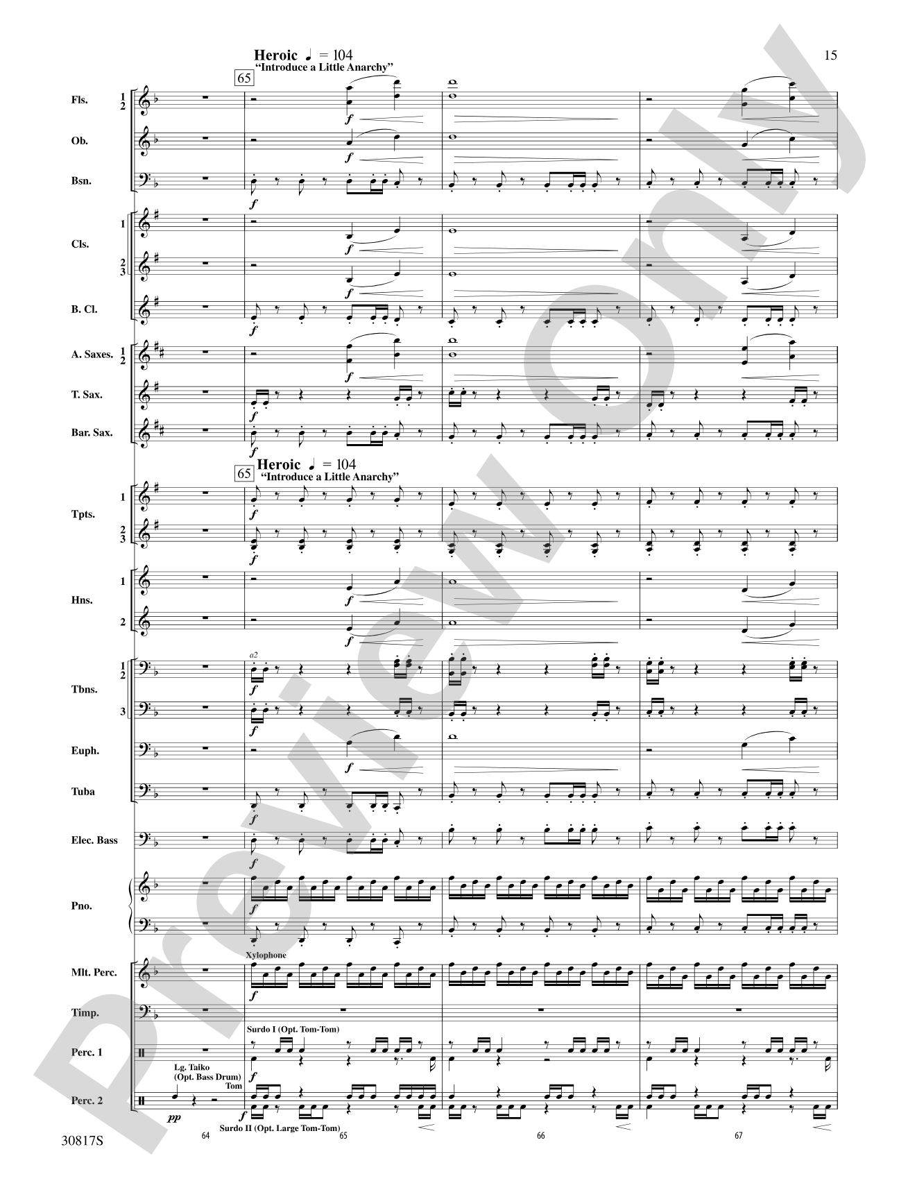 The Dark Knight, Suite from: Concert Band Conductor Score & Parts