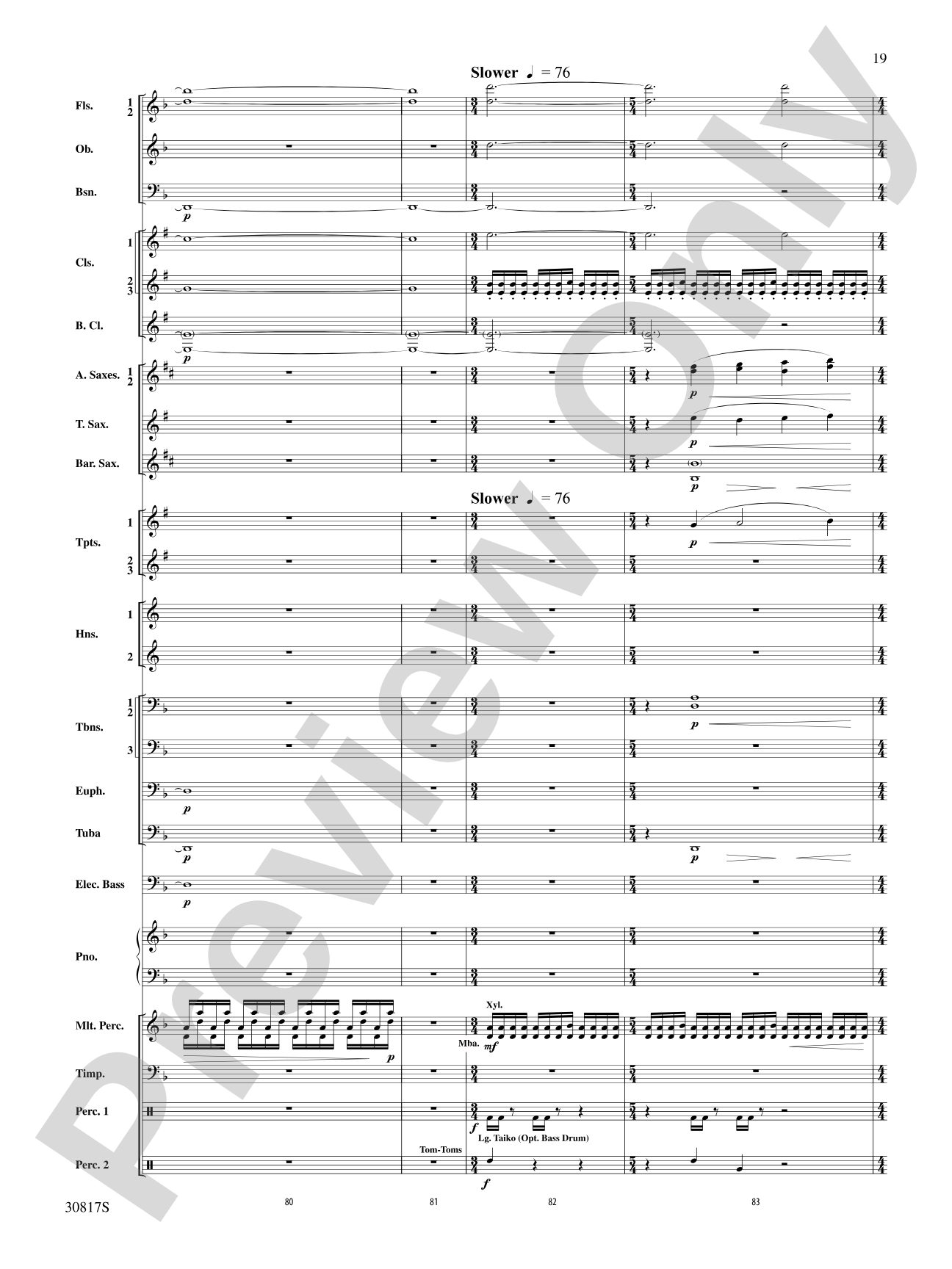 The Dark Knight, Suite from: Concert Band Conductor Score & Parts