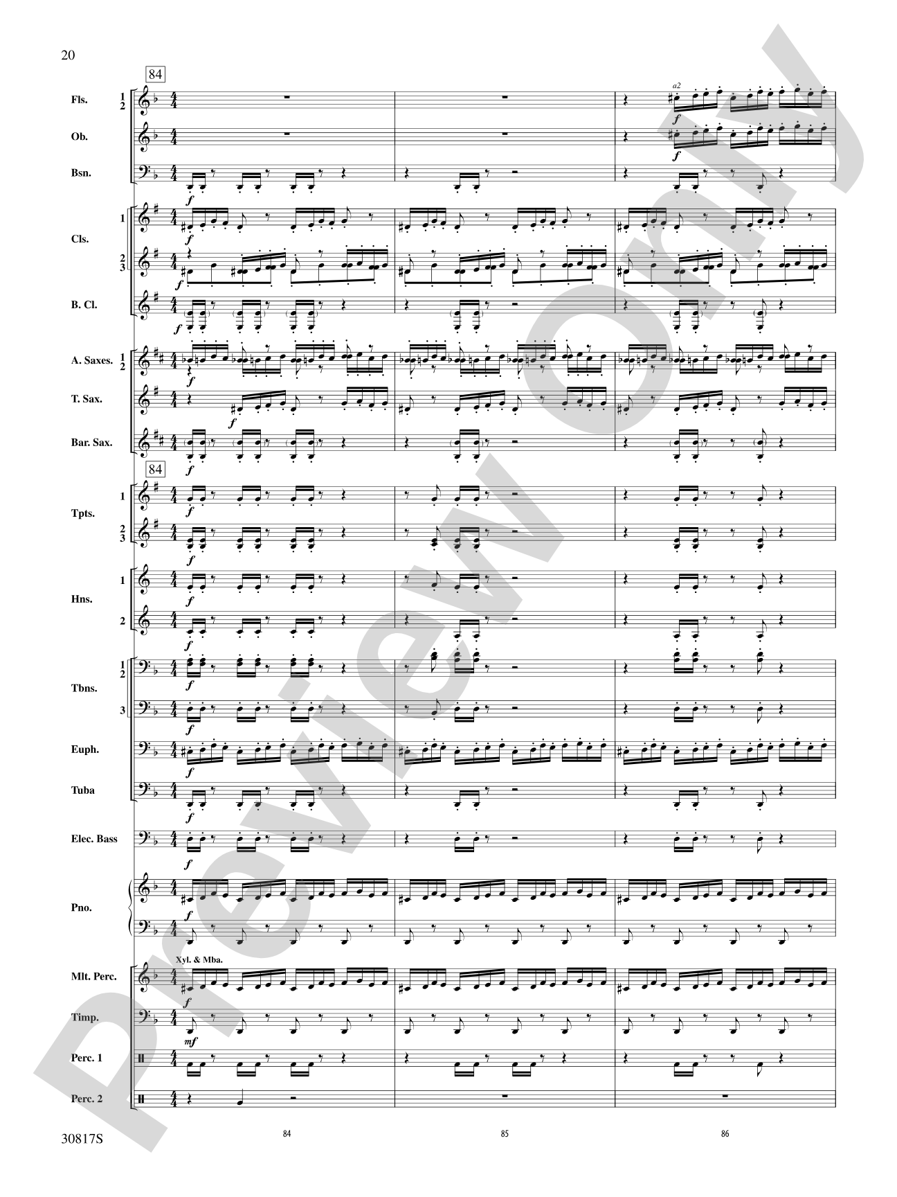 The Dark Knight, Suite from: Concert Band Conductor Score & Parts
