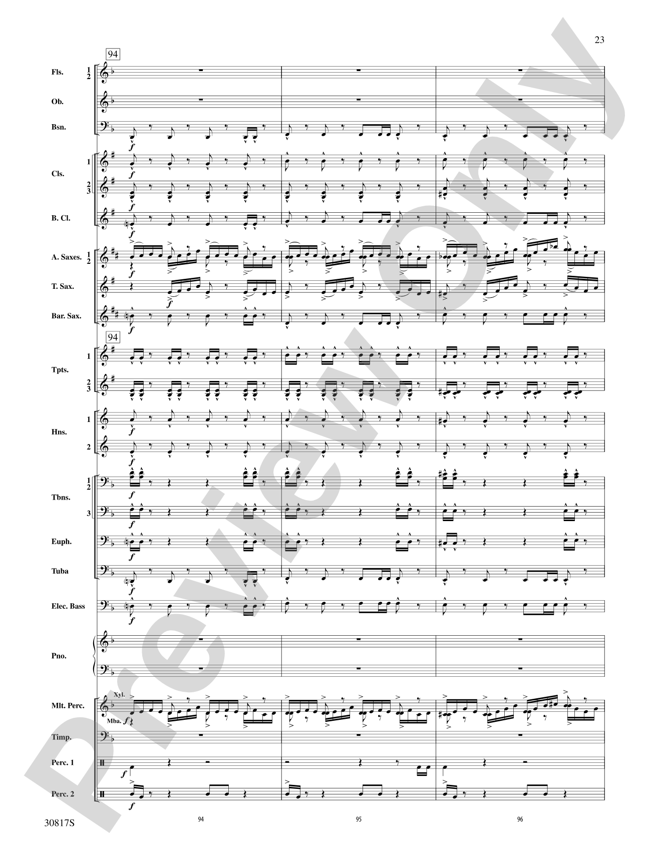 The Dark Knight, Suite from: Concert Band Conductor Score & Parts