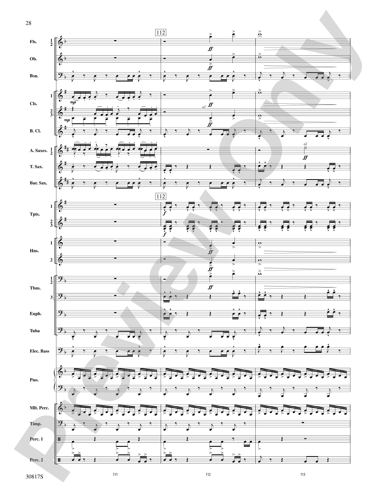 The Dark Knight, Suite from: Concert Band Conductor Score & Parts