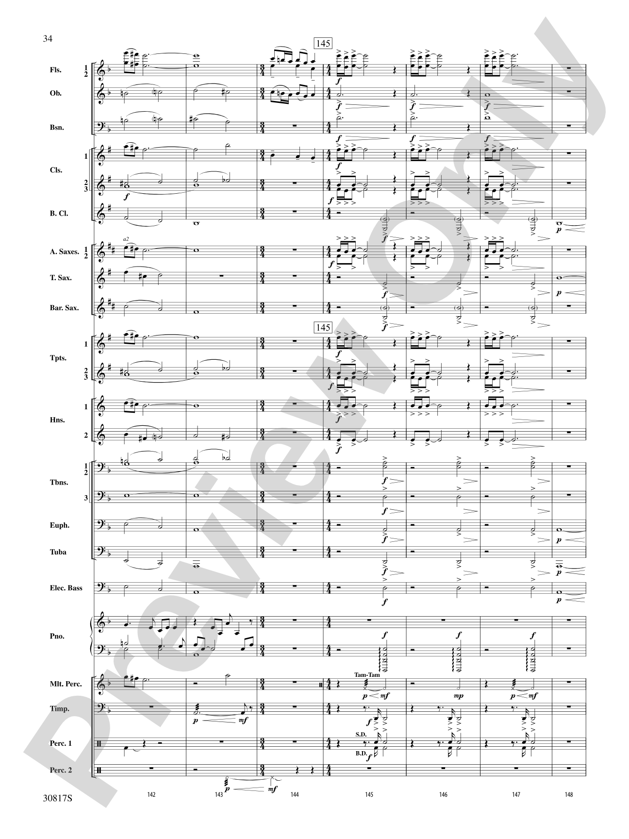 The Dark Knight, Suite from: Concert Band Conductor Score & Parts