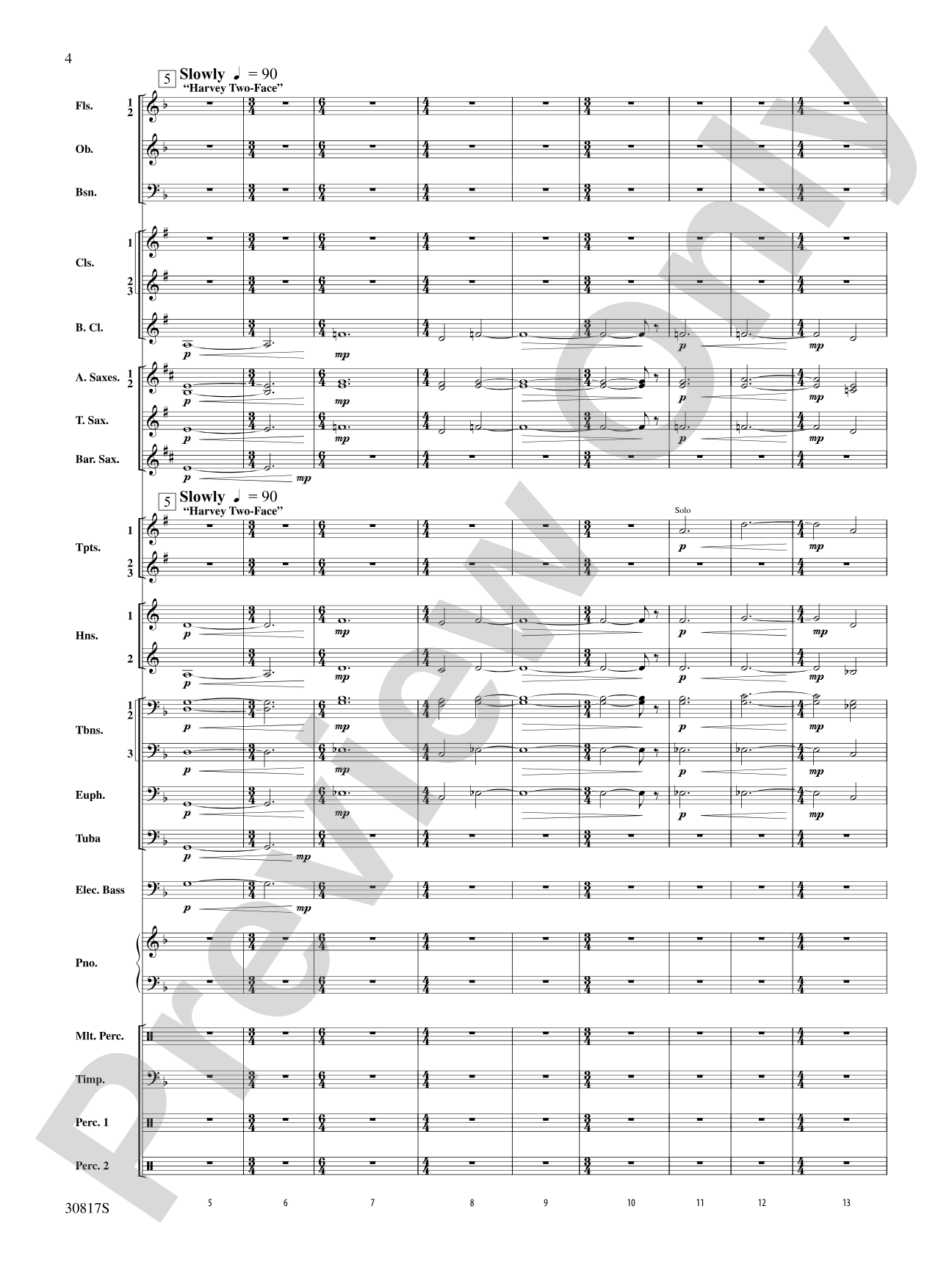 The Dark Knight, Suite from: Concert Band Conductor Score & Parts