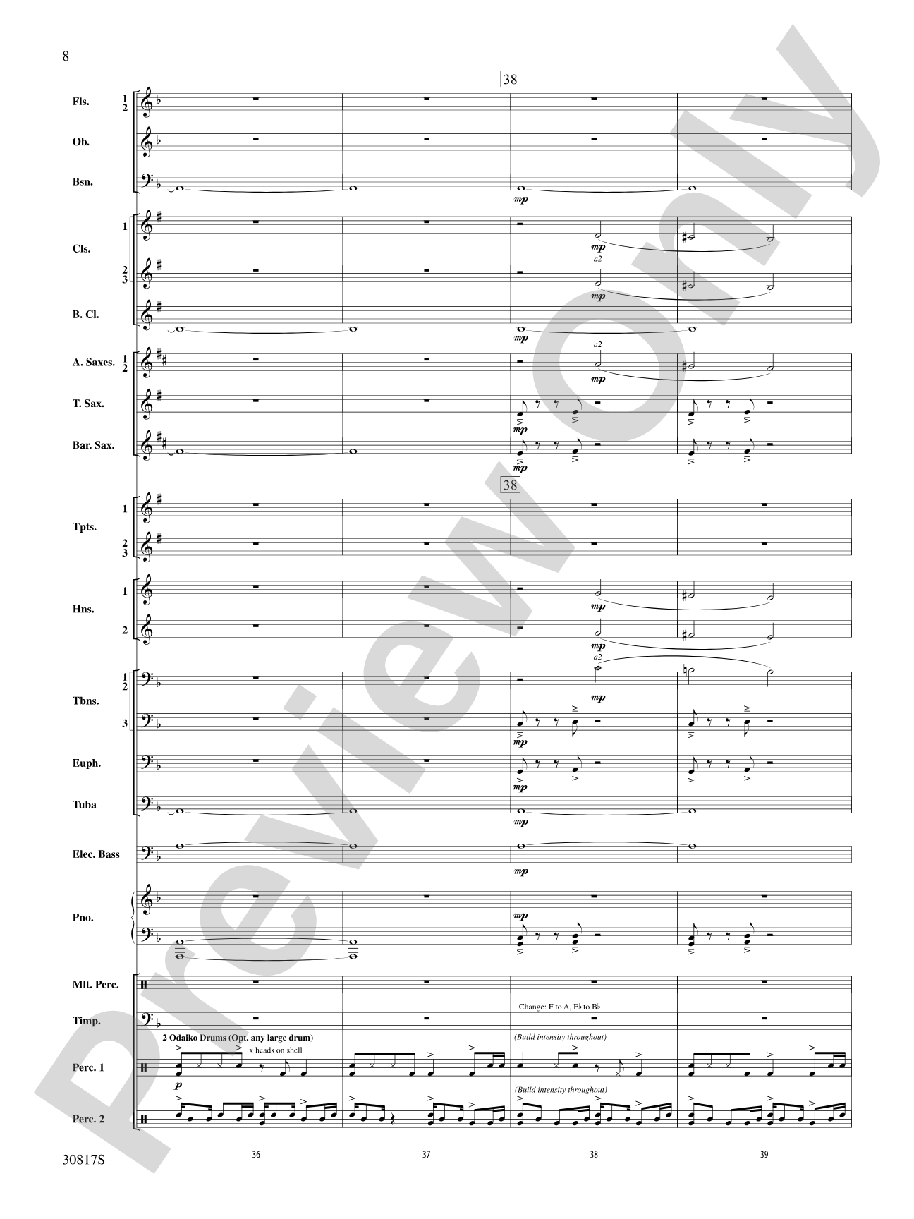 The Dark Knight, Suite from: Concert Band Conductor Score & Parts
