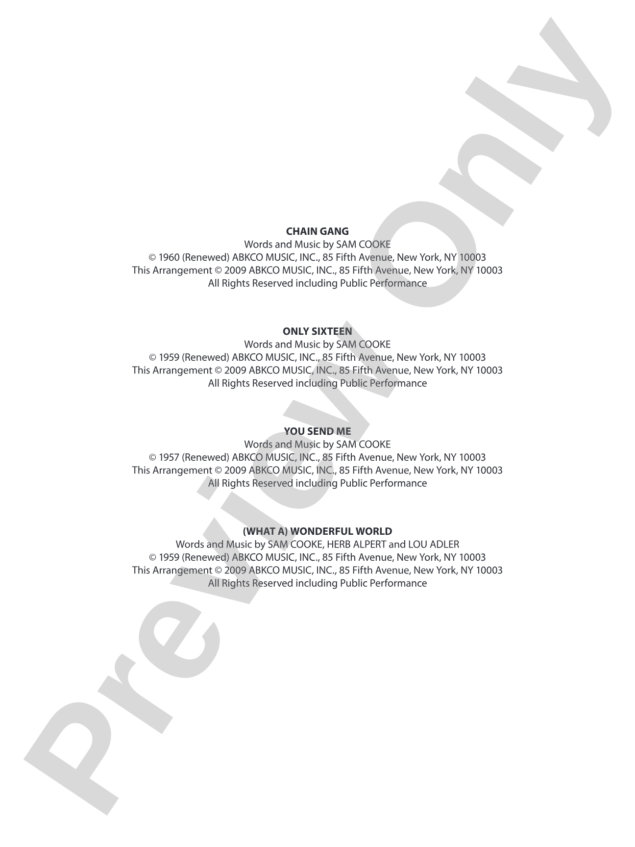 Sixties Gold: Concert Band Conductor Score & Parts