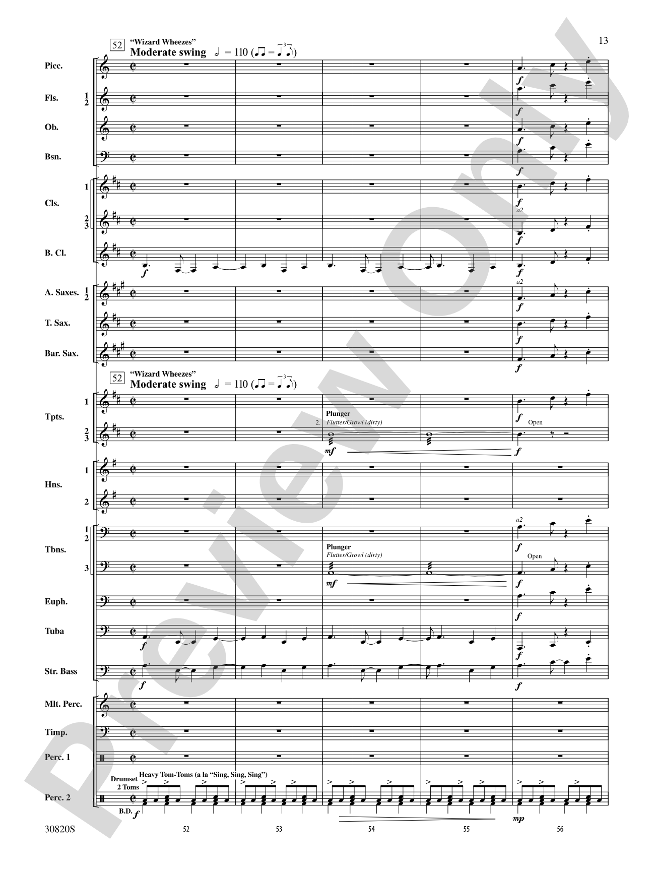 Harry Potter and the Half-Blood Prince, Suite from: Score