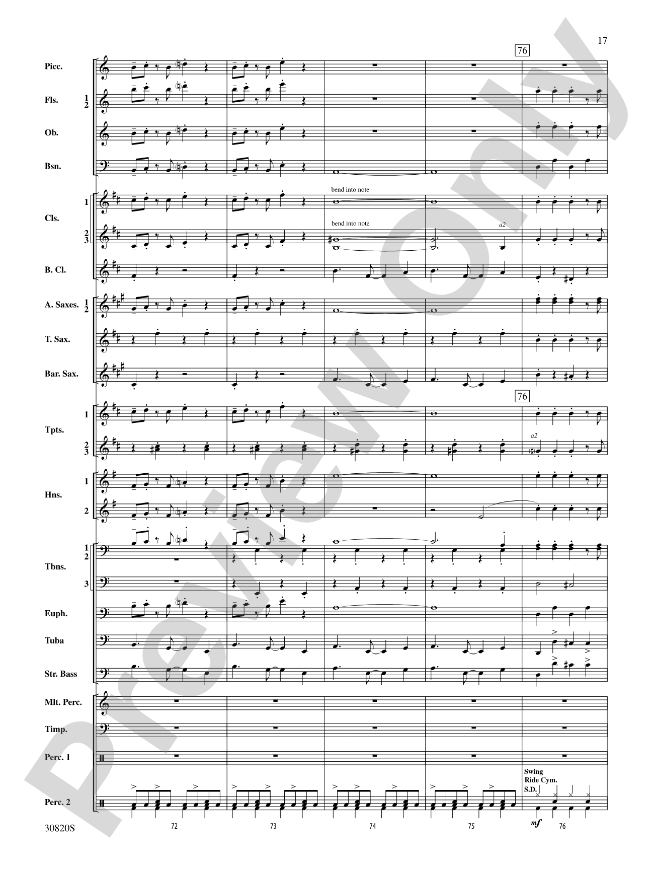 Harry Potter and the Half-Blood Prince, Suite from: Score