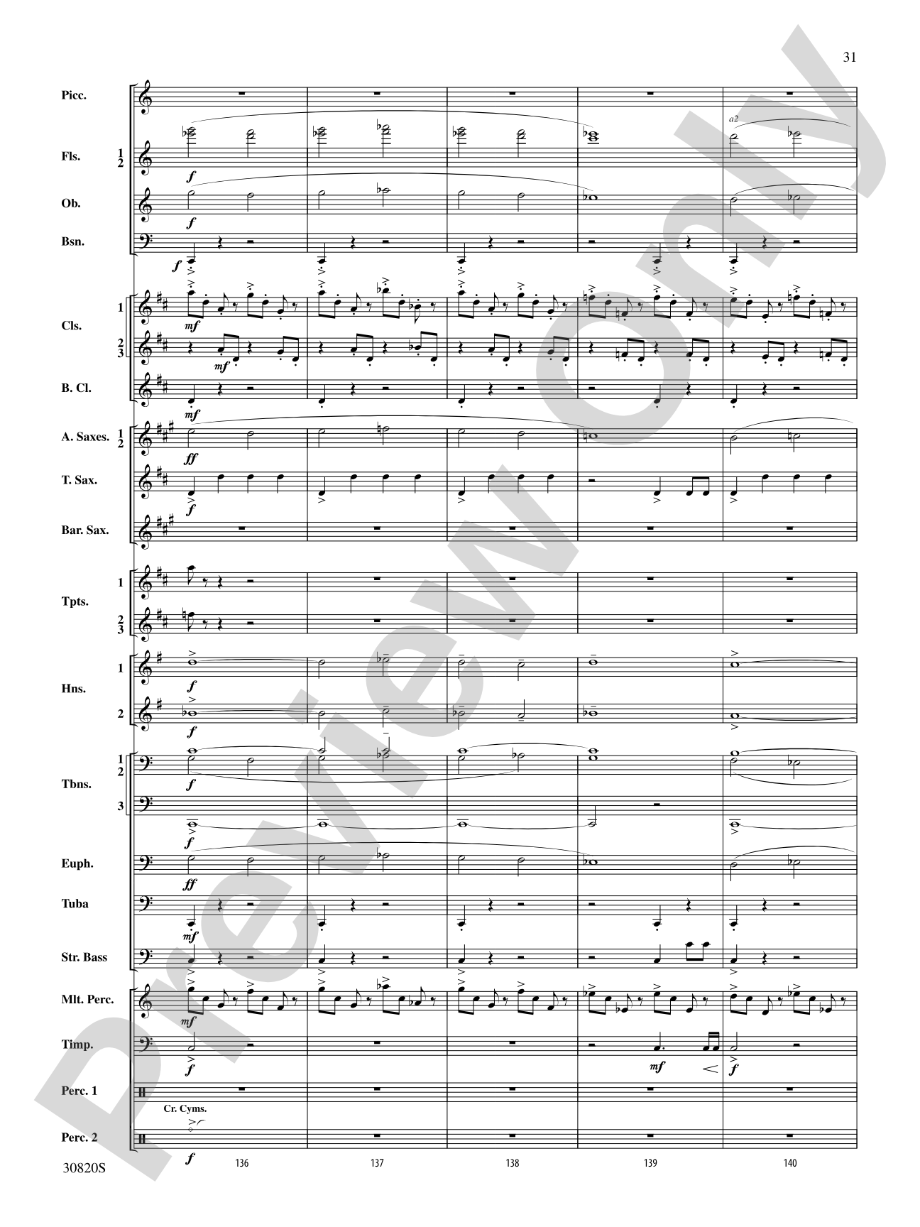 Harry Potter and the Half-Blood Prince, Suite from: Score