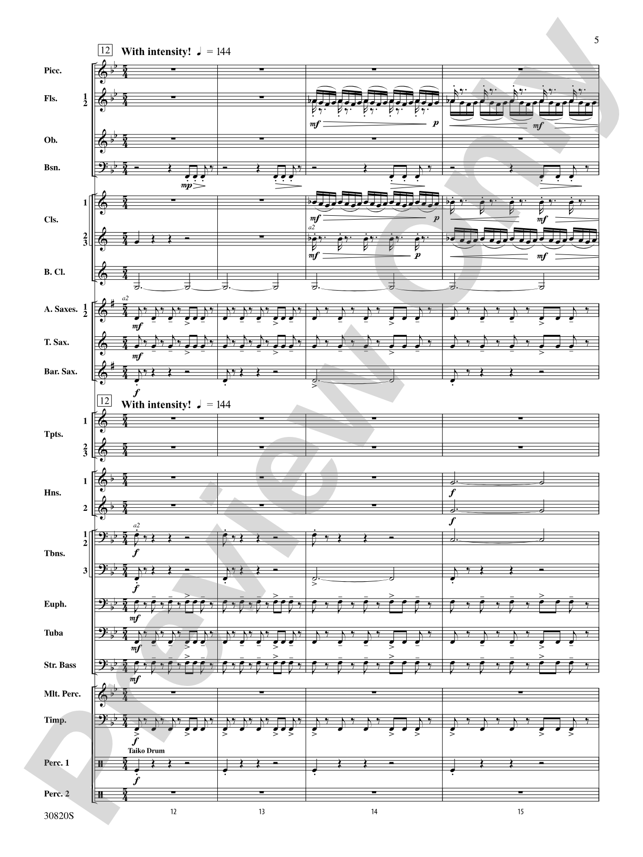 Harry Potter and the Half-Blood Prince, Suite from: Score