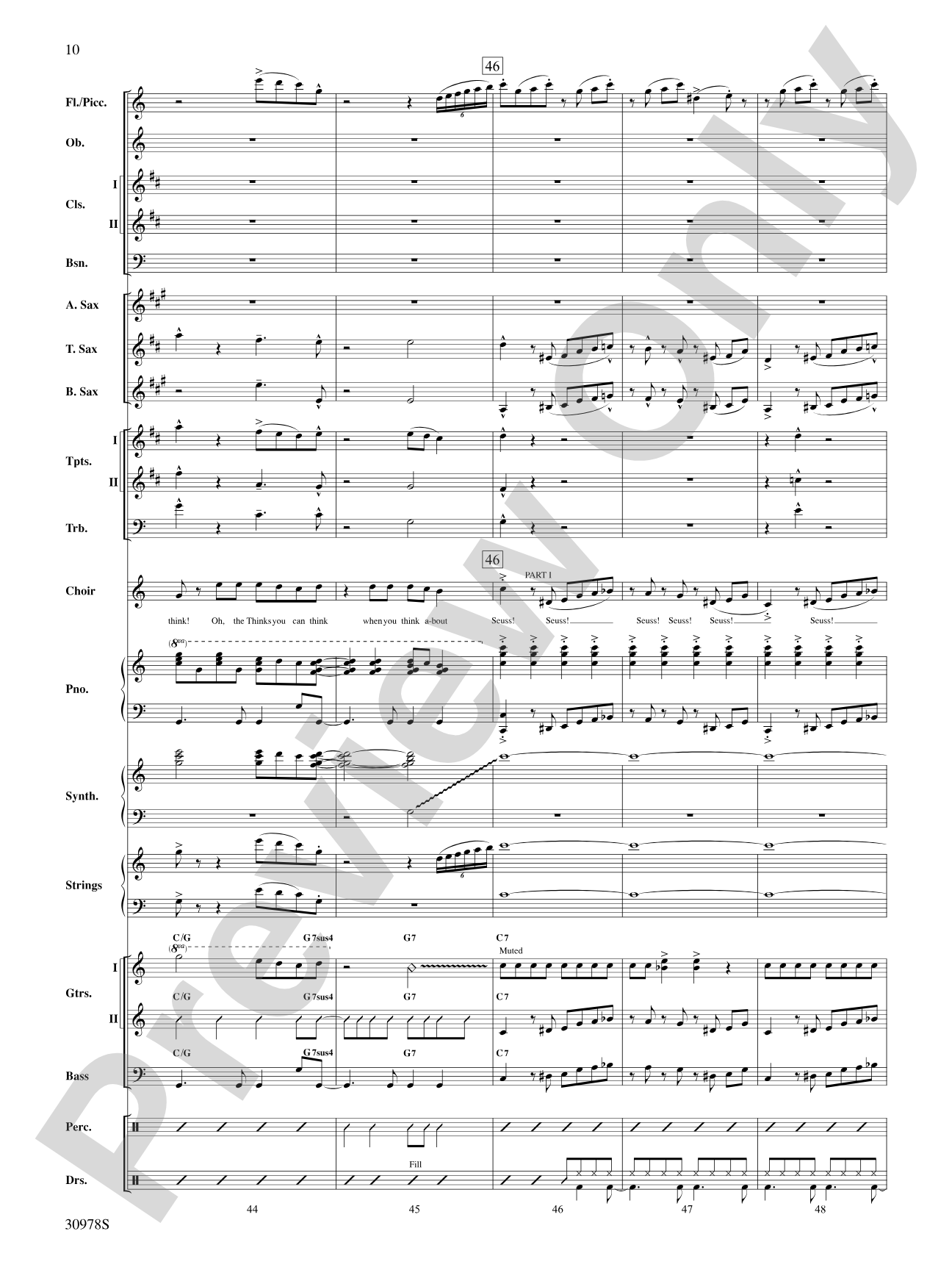 Seussical the Musical: A Choral Medley: Choral SoundPax
