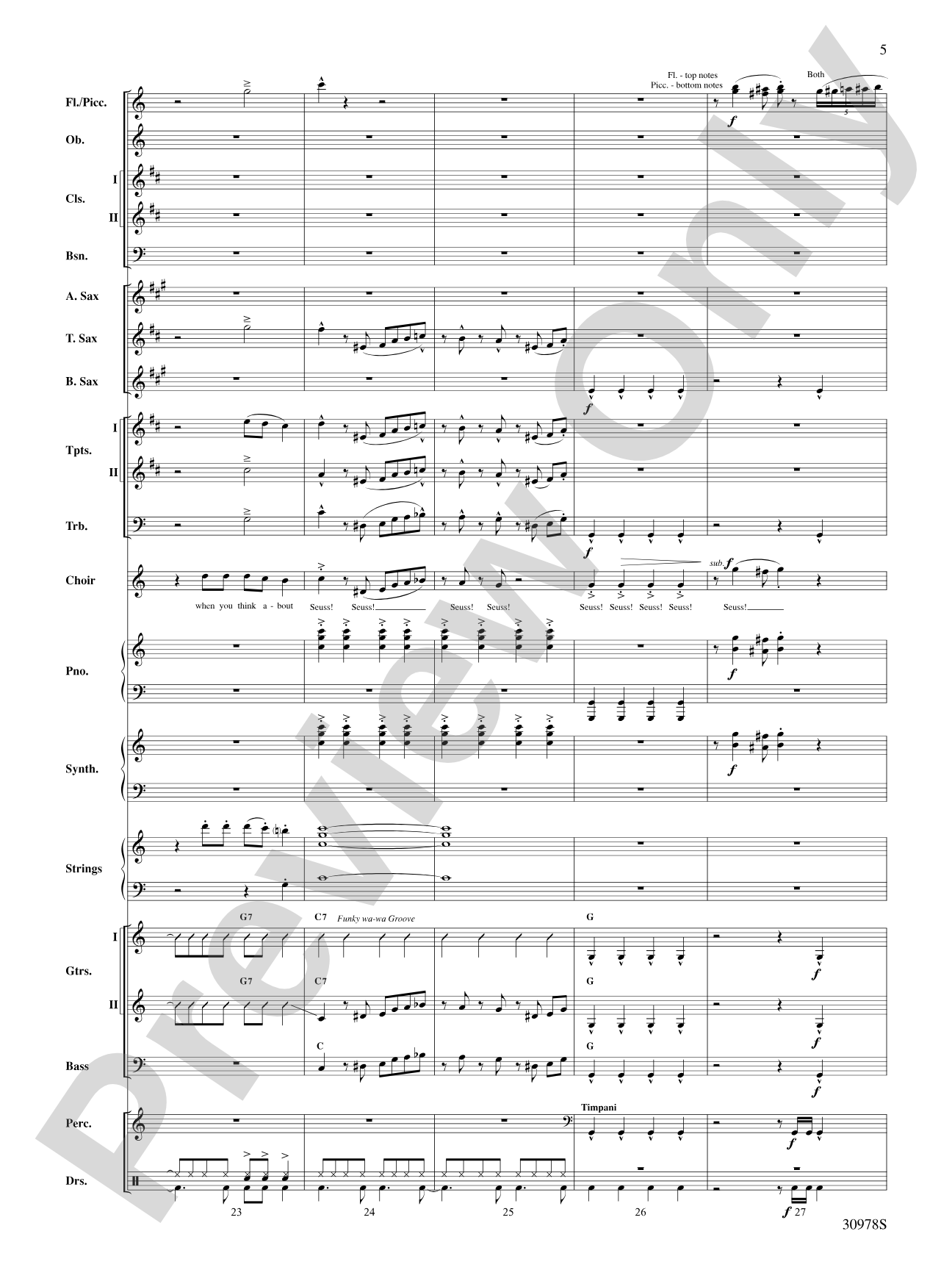Seussical the Musical: A Choral Medley: Choral SoundPax