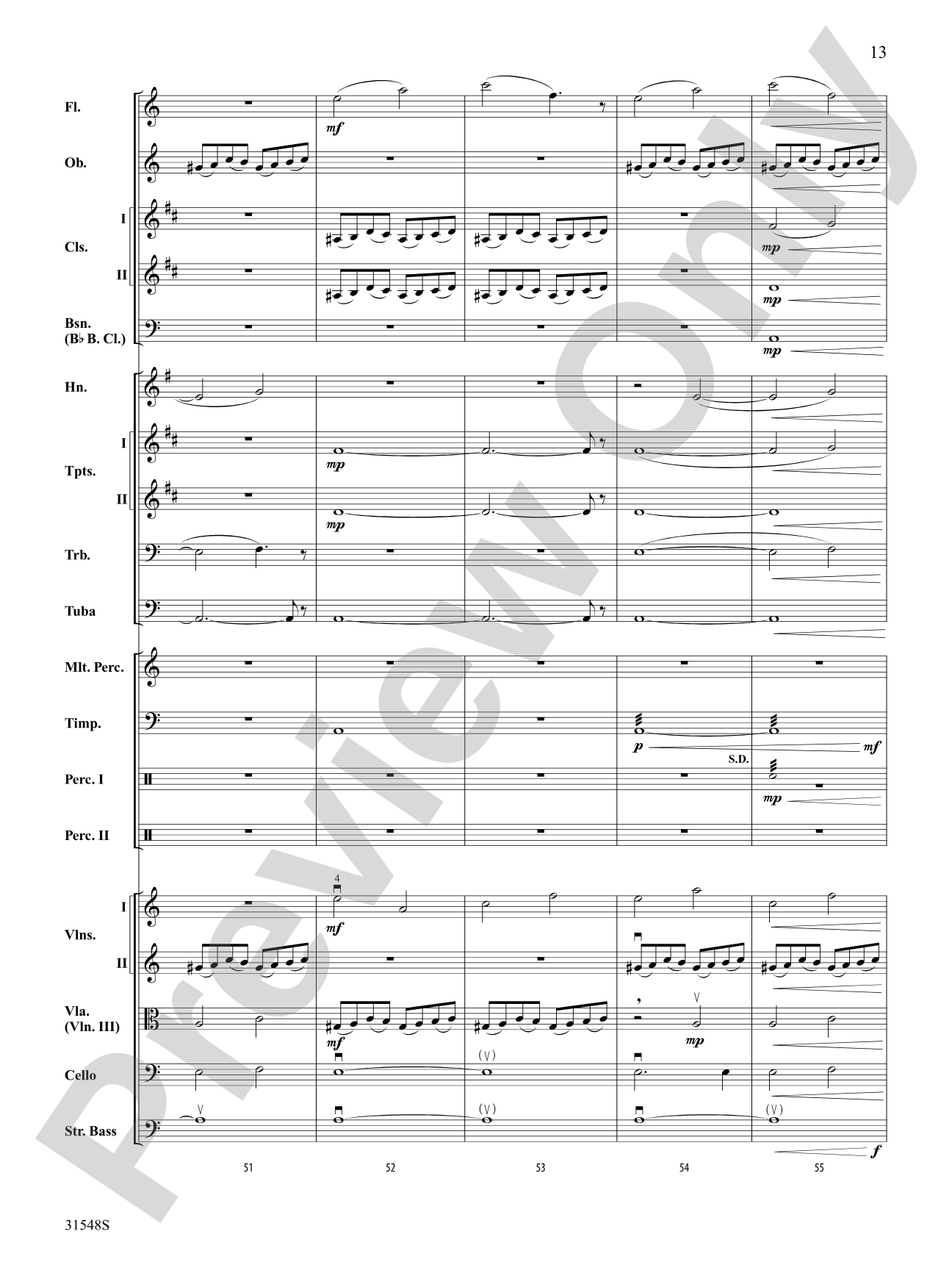 The Dark Knight, Selections from: Full Orchestra Conductor Score & Parts