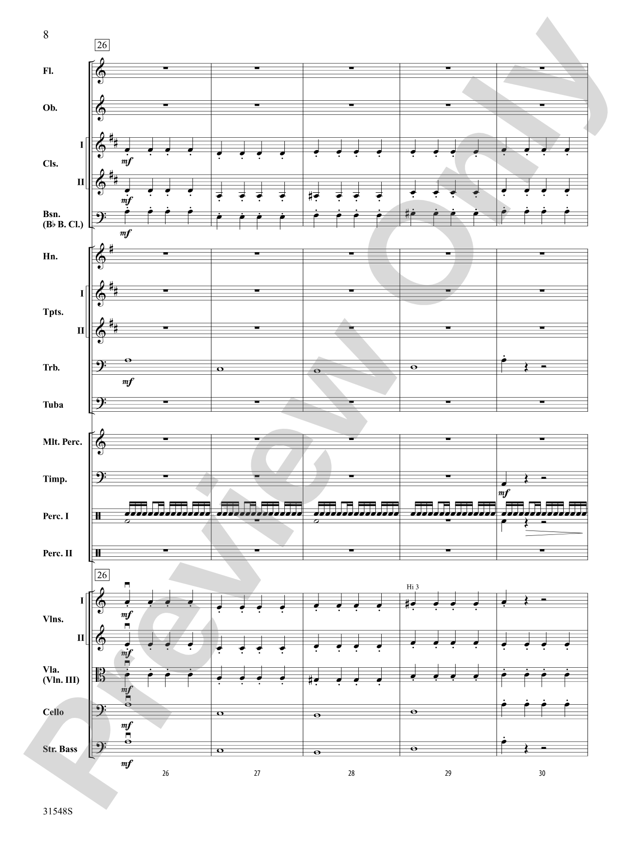 The Dark Knight, Selections from: Full Orchestra Conductor Score & Parts