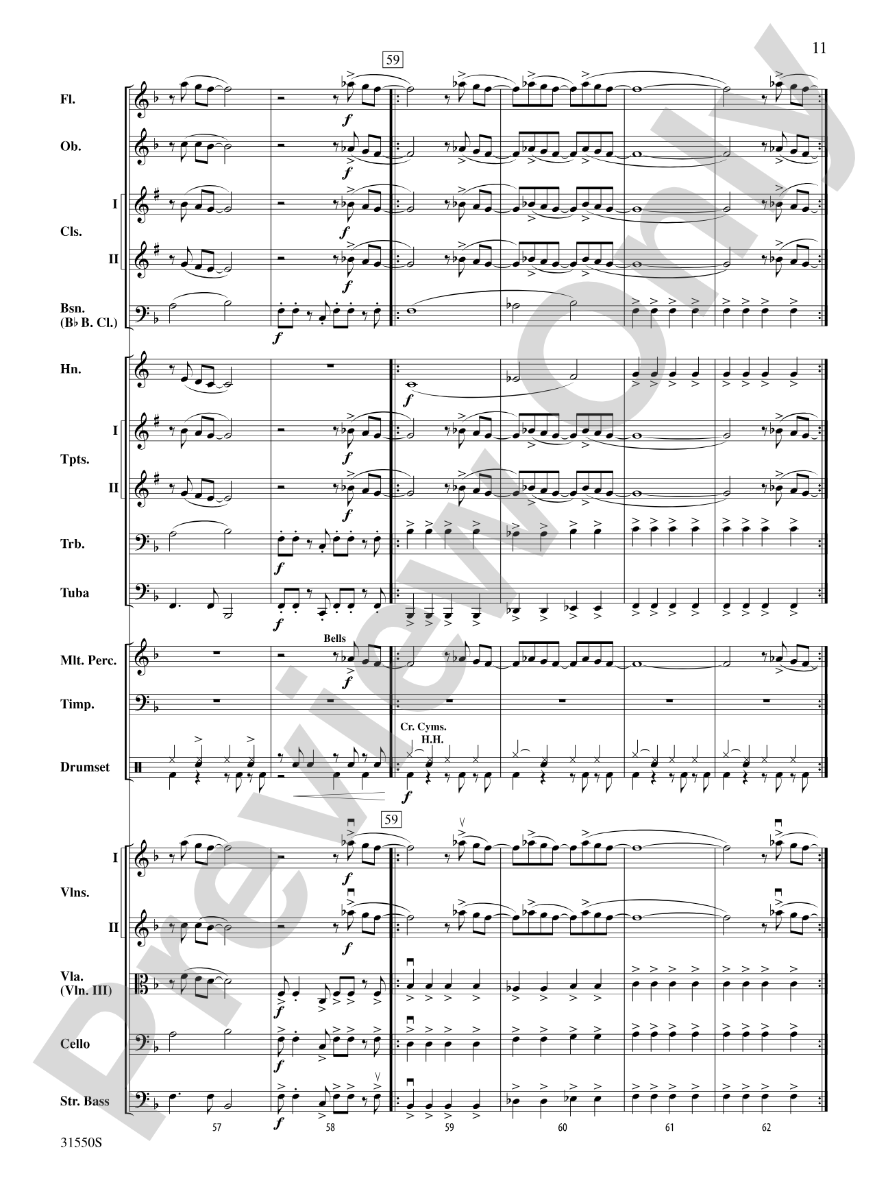 Mamma Mia, Selections from: Full Orchestra Conductor Score & Parts