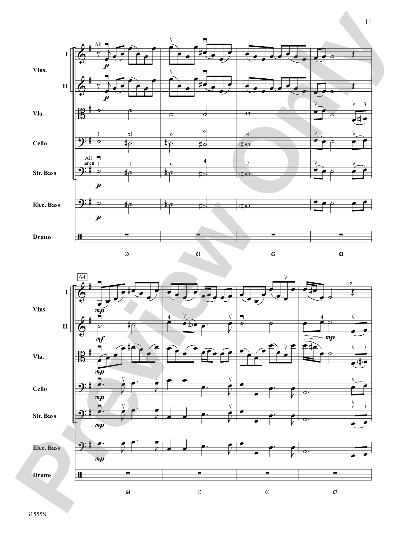 Led Zeppelin Medley: String Orchestra Conductor Score & Parts